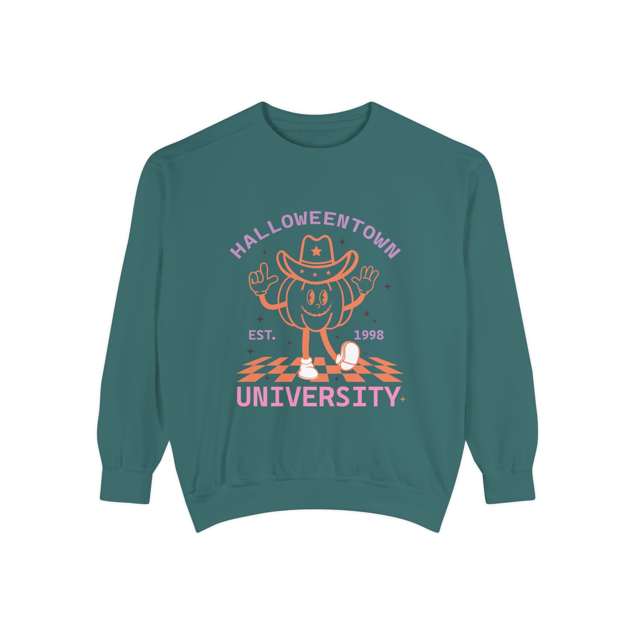 Halloween Town Sweatshirt, Cozy Fall Apparel, Unisex Halloween Clothing, Funny Sweatshirt, Trick or Treat Outfit, Gift for Halloween Lovers
