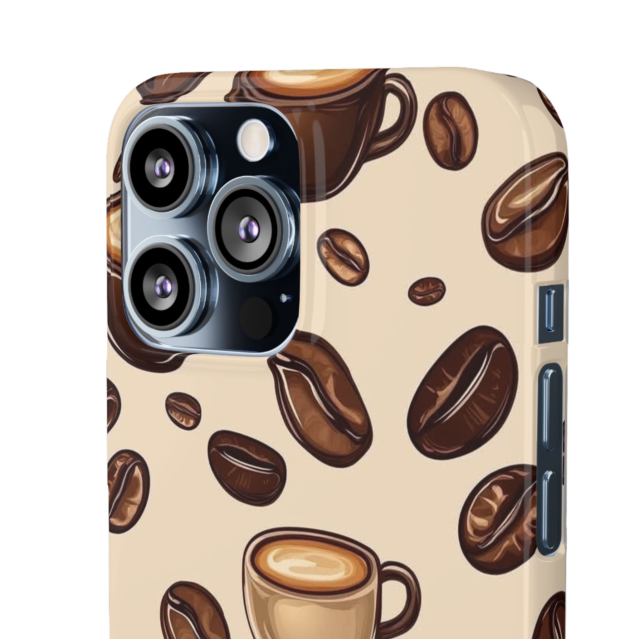 Coffee Lover Snap Cases - Cute Coffee-Themed Phone Cover for Baristas, Gifts for Coffee Enthusiasts, Fall Decor, Unique Phone Accessory