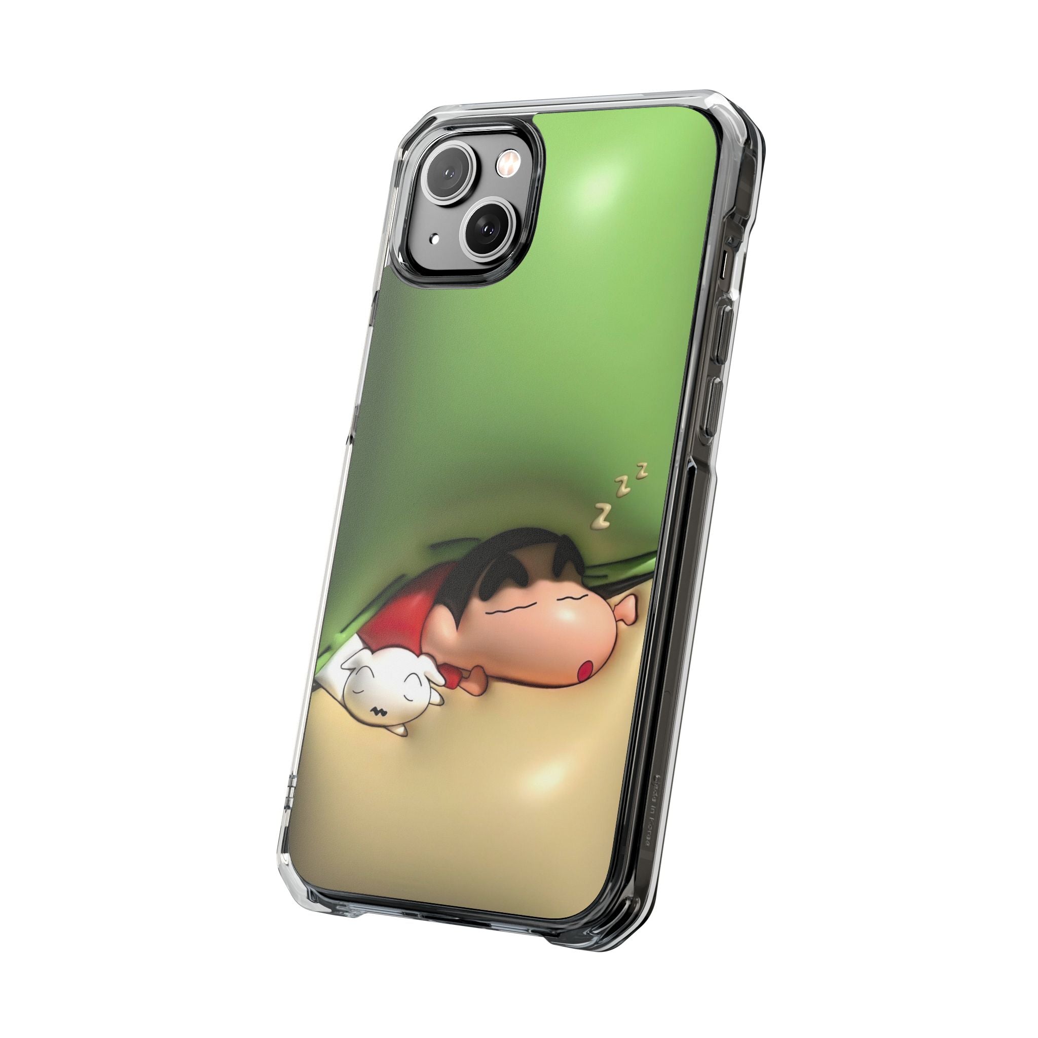 Cute Cartoon Magnetic Phone Case, Clear Impact Case, Fun Phone Cover for Kids, Gift for Anime Lovers, Unique Phone Accessory
