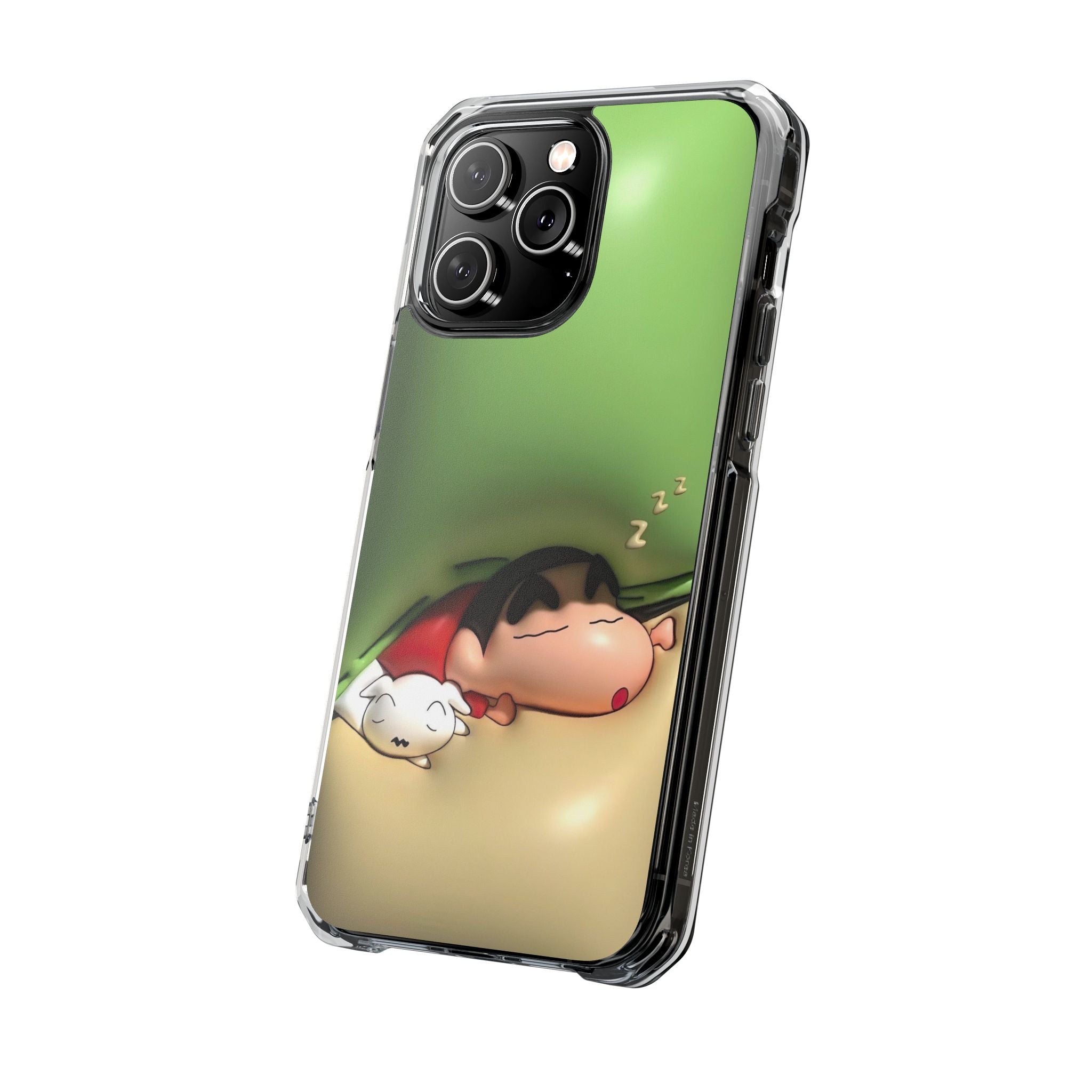 Cute Cartoon Magnetic Phone Case, Clear Impact Case, Fun Phone Cover for Kids, Gift for Anime Lovers, Unique Phone Accessory