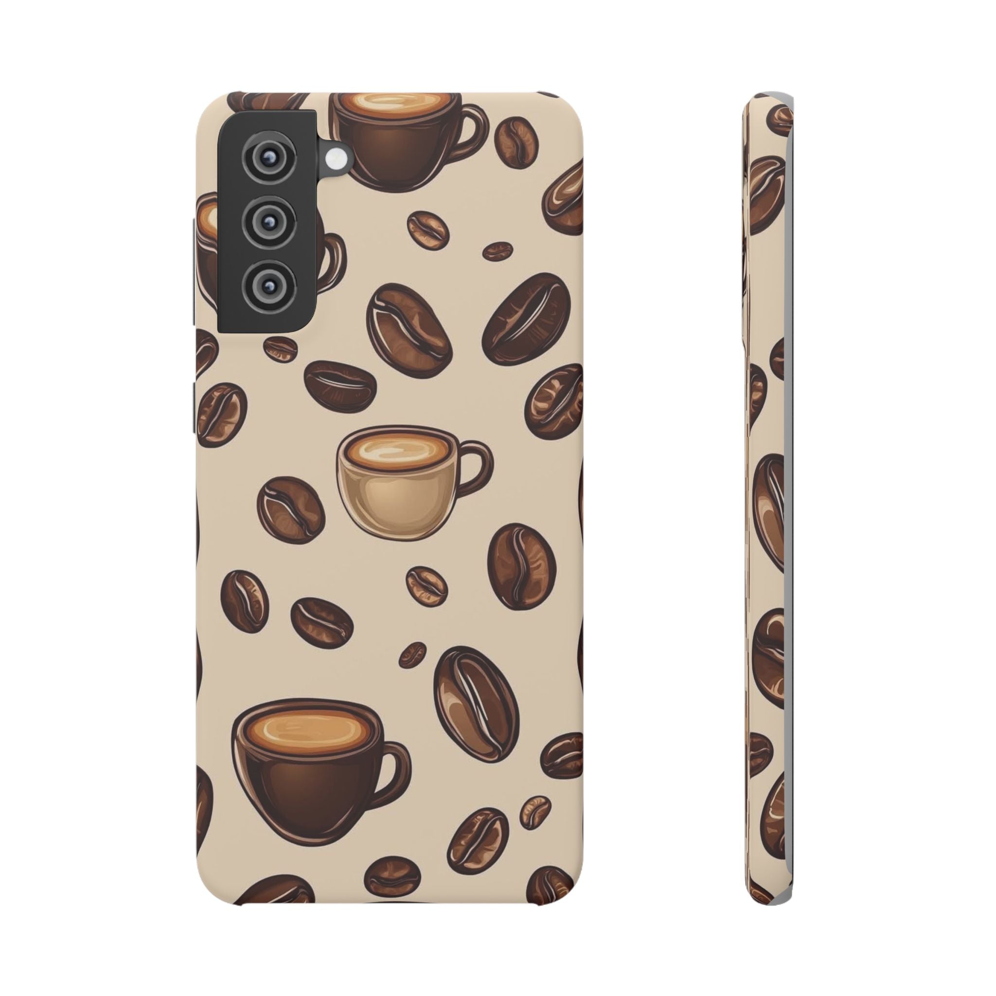 Coffee Lover Snap Cases - Cute Coffee-Themed Phone Cover for Baristas, Gifts for Coffee Enthusiasts, Fall Decor, Unique Phone Accessory