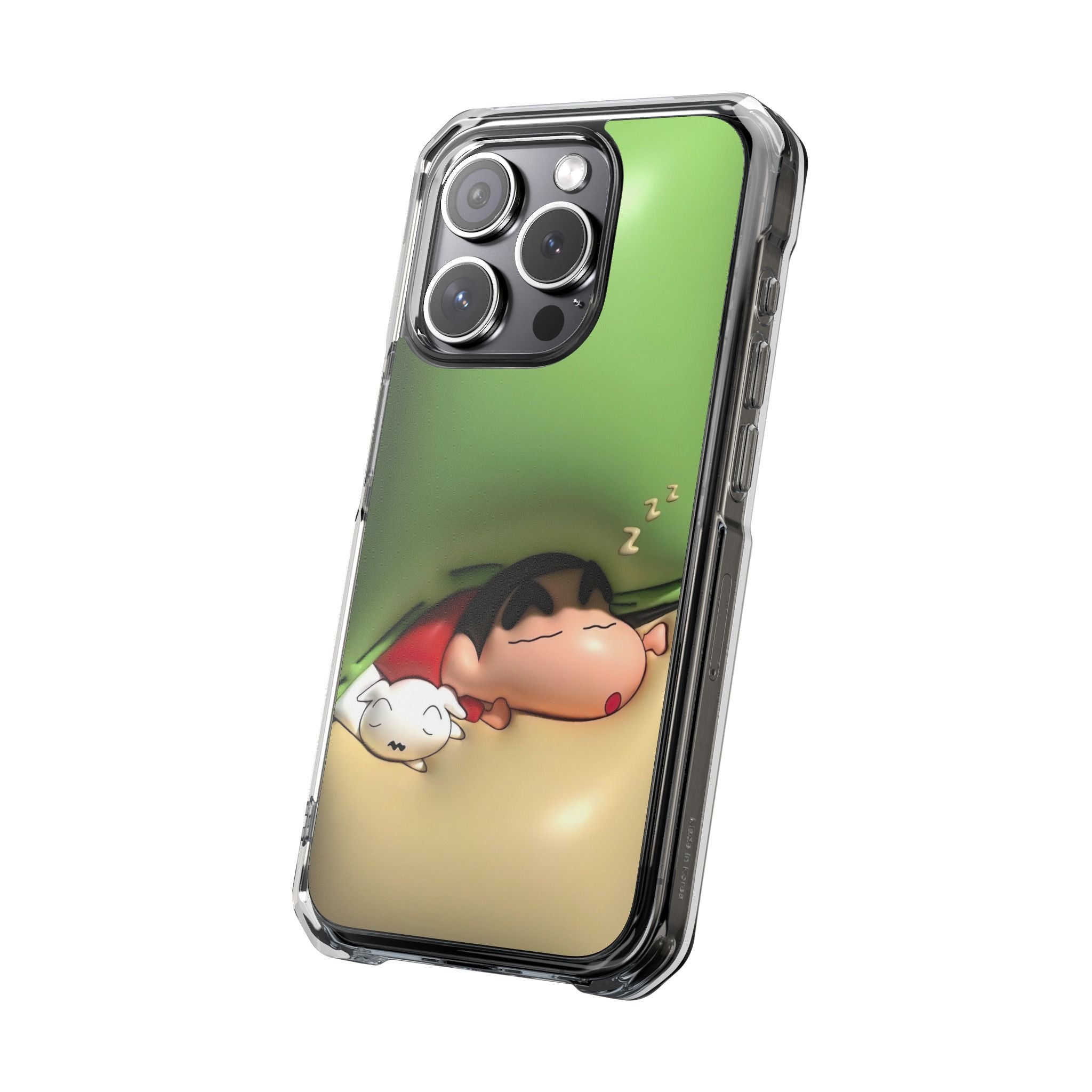 Cute Cartoon Magnetic Phone Case, Clear Impact Case, Fun Phone Cover for Kids, Gift for Anime Lovers, Unique Phone Accessory