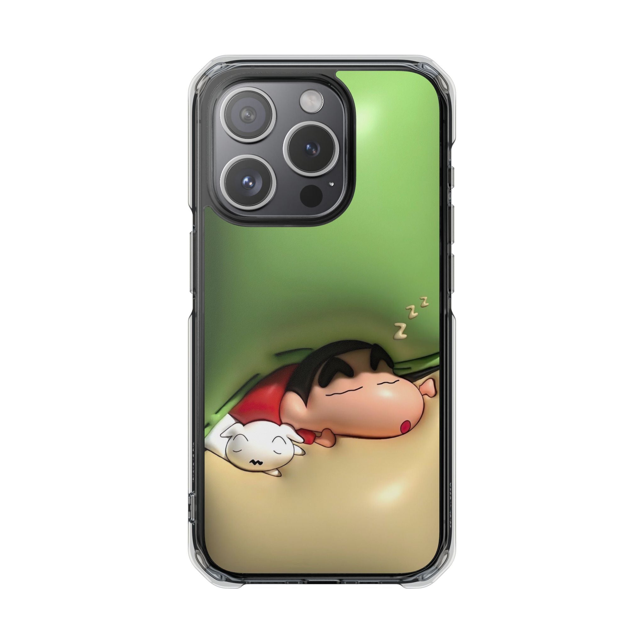 Cute Cartoon Magnetic Phone Case, Clear Impact Case, Fun Phone Cover for Kids, Gift for Anime Lovers, Unique Phone Accessory