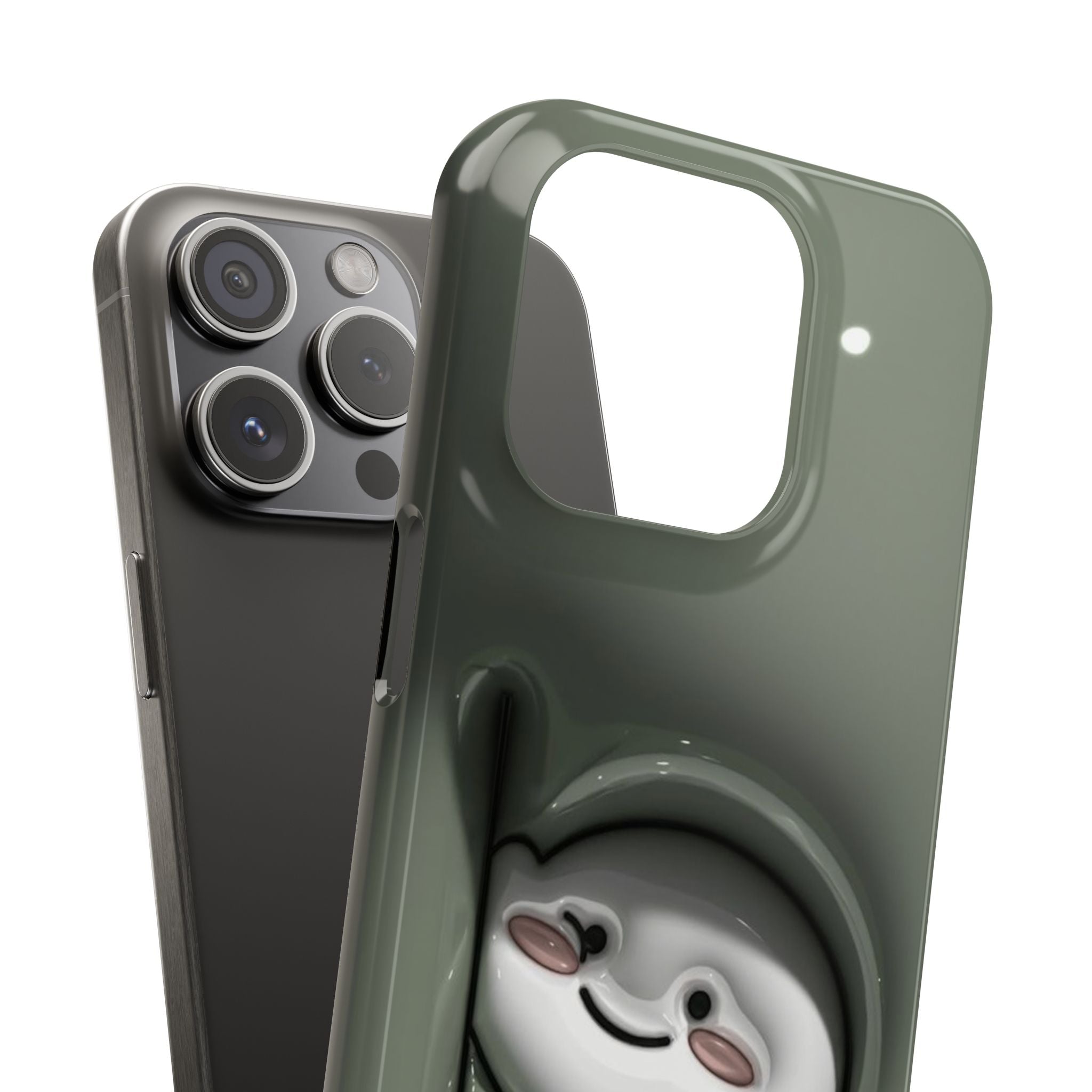 Cute Character Slim Phone Case | Whimsical Protection for Phones | Aesthetic Gift for Teens | Adorable Accessories | Trendy Tech Cases