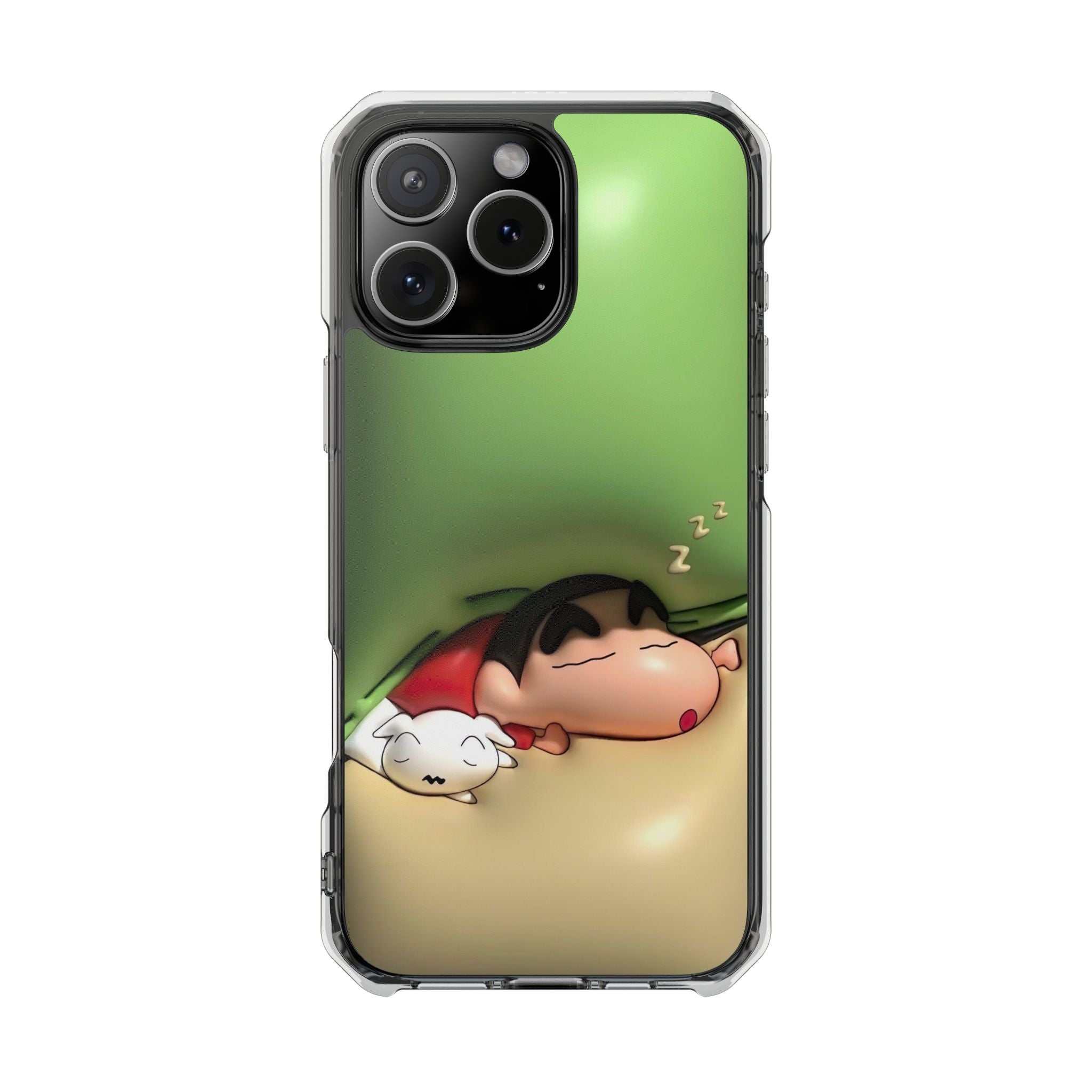 Cute Cartoon Magnetic Phone Case, Clear Impact Case, Fun Phone Cover for Kids, Gift for Anime Lovers, Unique Phone Accessory