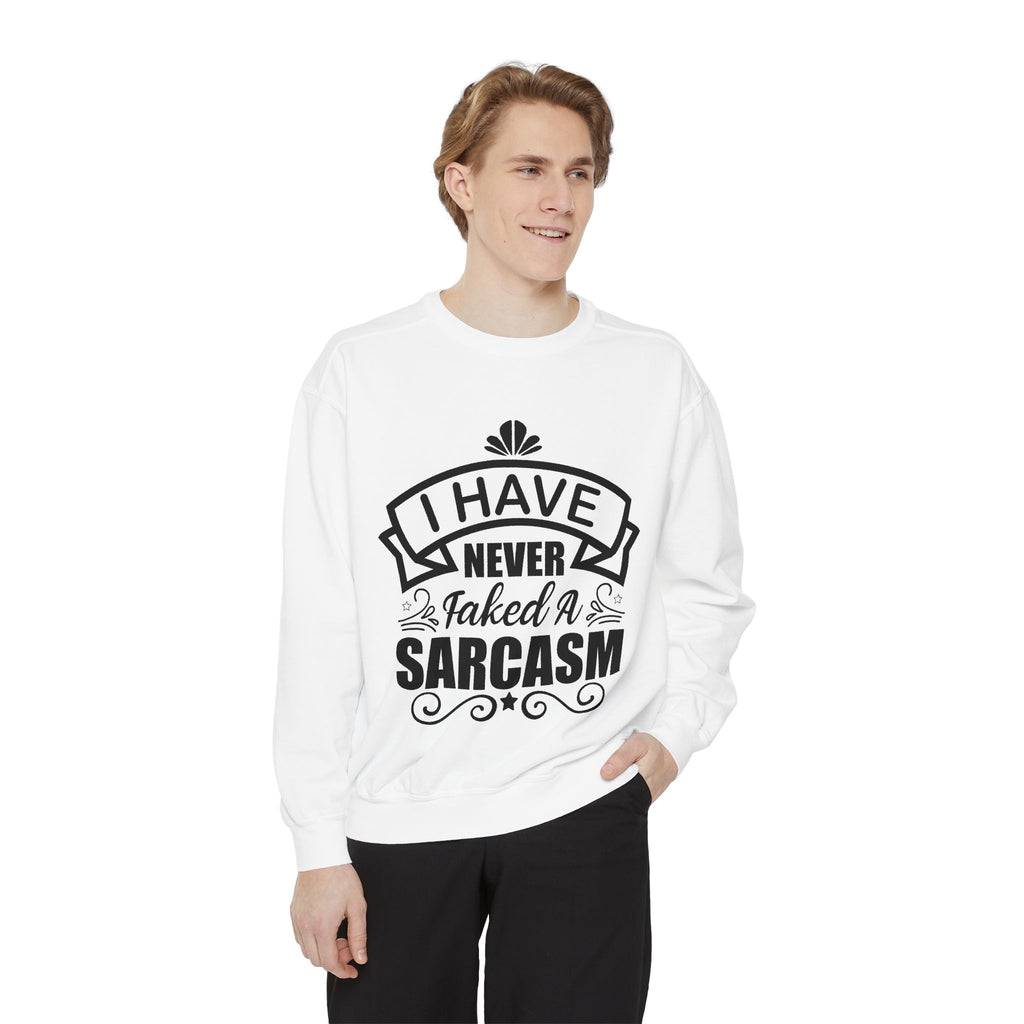 Sarcasm Sweatshirt - Funny Gift for Friends, Unisex Crewneck, Casual Wear, Cozy Style, Humor Apparel