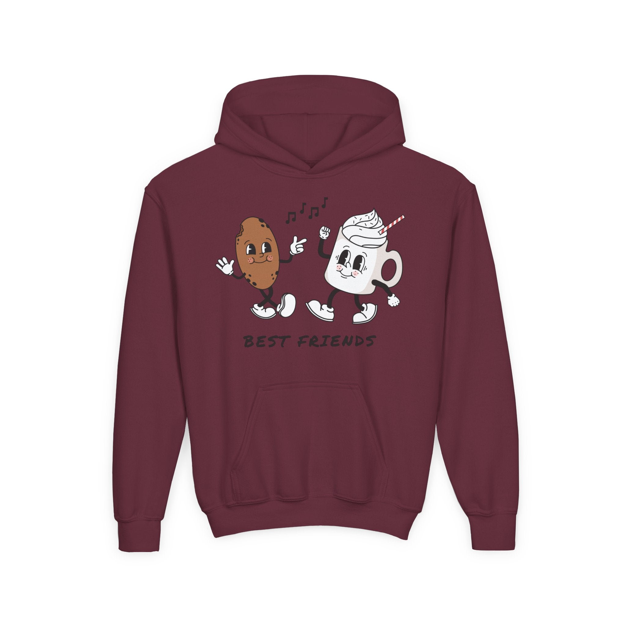 Best Friends Youth Hoodie - Cute Friendship Sweatshirt for Kids, Gift for Besties, Matching Outfit, Cozy Wear for Playdates