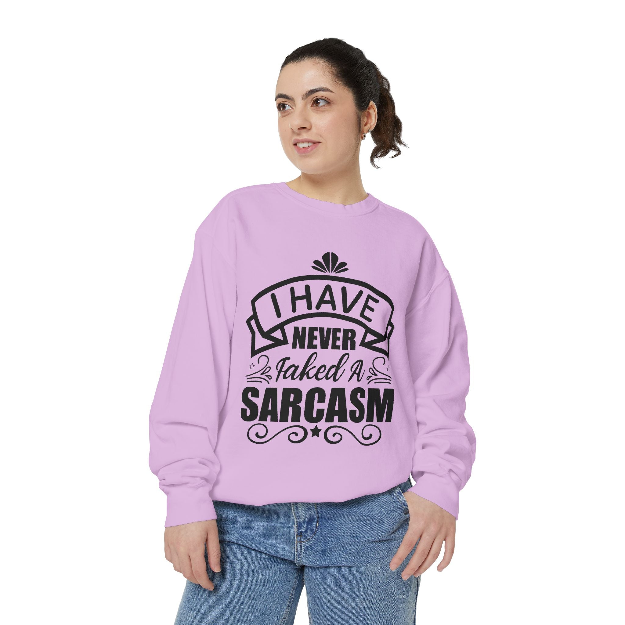 Sarcasm Sweatshirt - Funny Gift for Friends, Unisex Crewneck, Casual Wear, Cozy Style, Humor Apparel