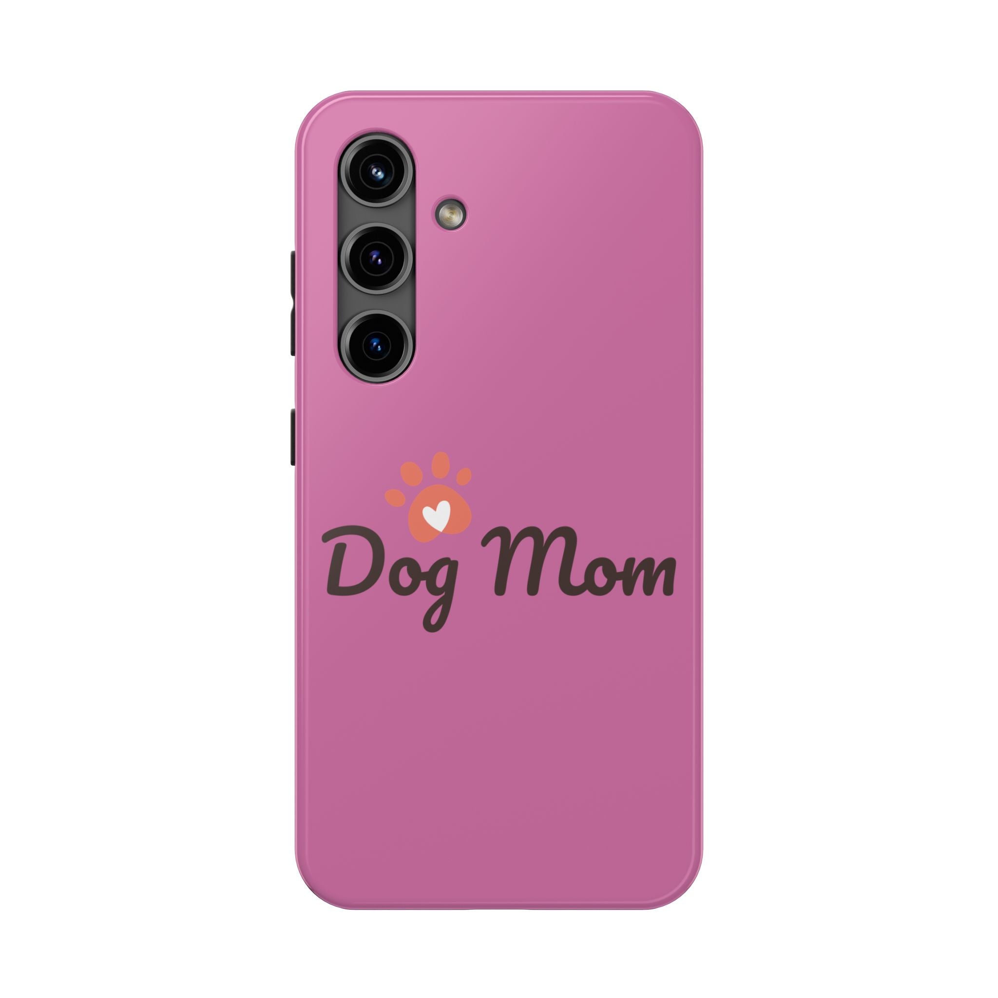 Dog Mom Phone Cases, Protective Cases for Pet Lovers, Gifts for Dog Owners, Cute Pink Cases, Dog Lover Accessories