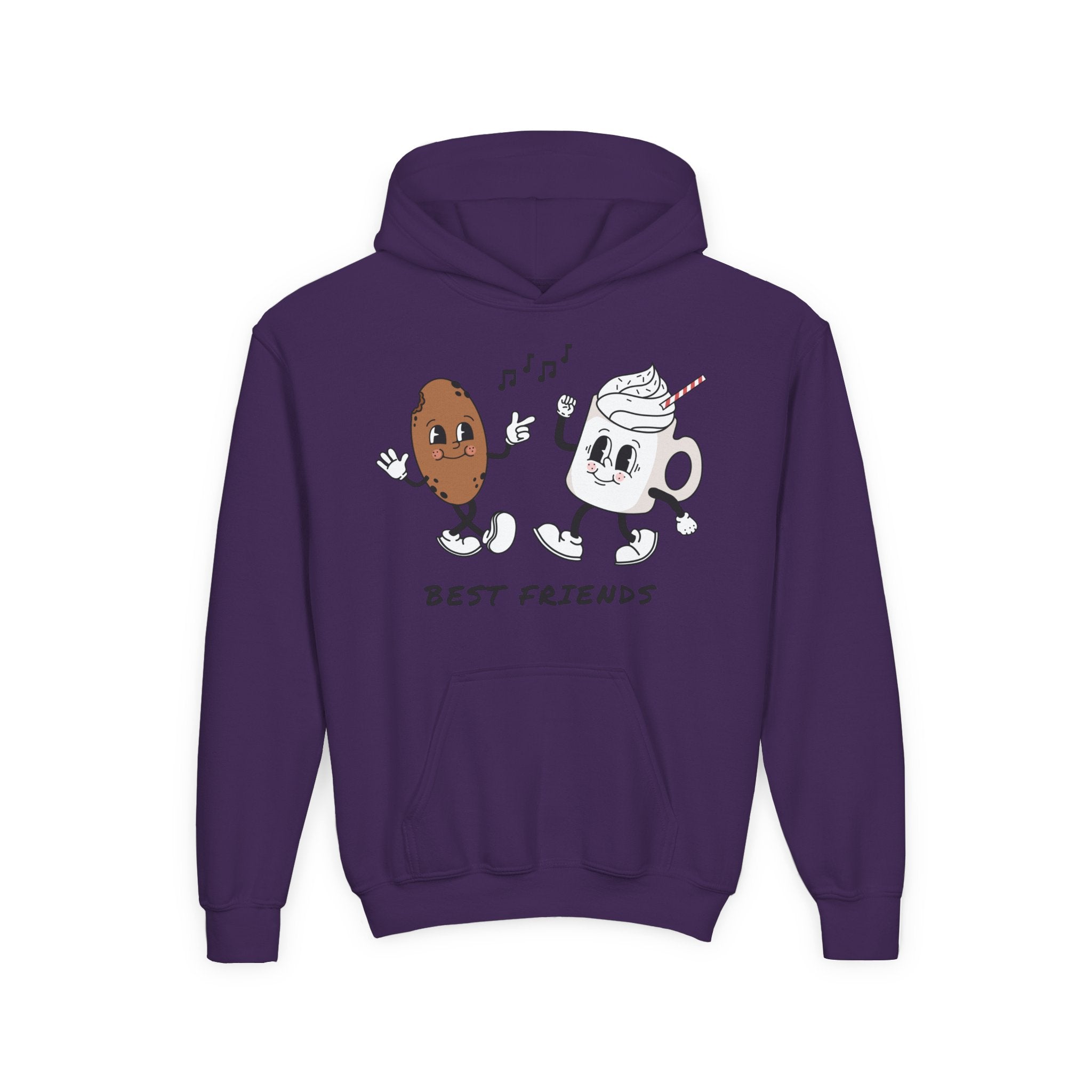 Best Friends Youth Hoodie - Cute Friendship Sweatshirt for Kids, Gift for Besties, Matching Outfit, Cozy Wear for Playdates