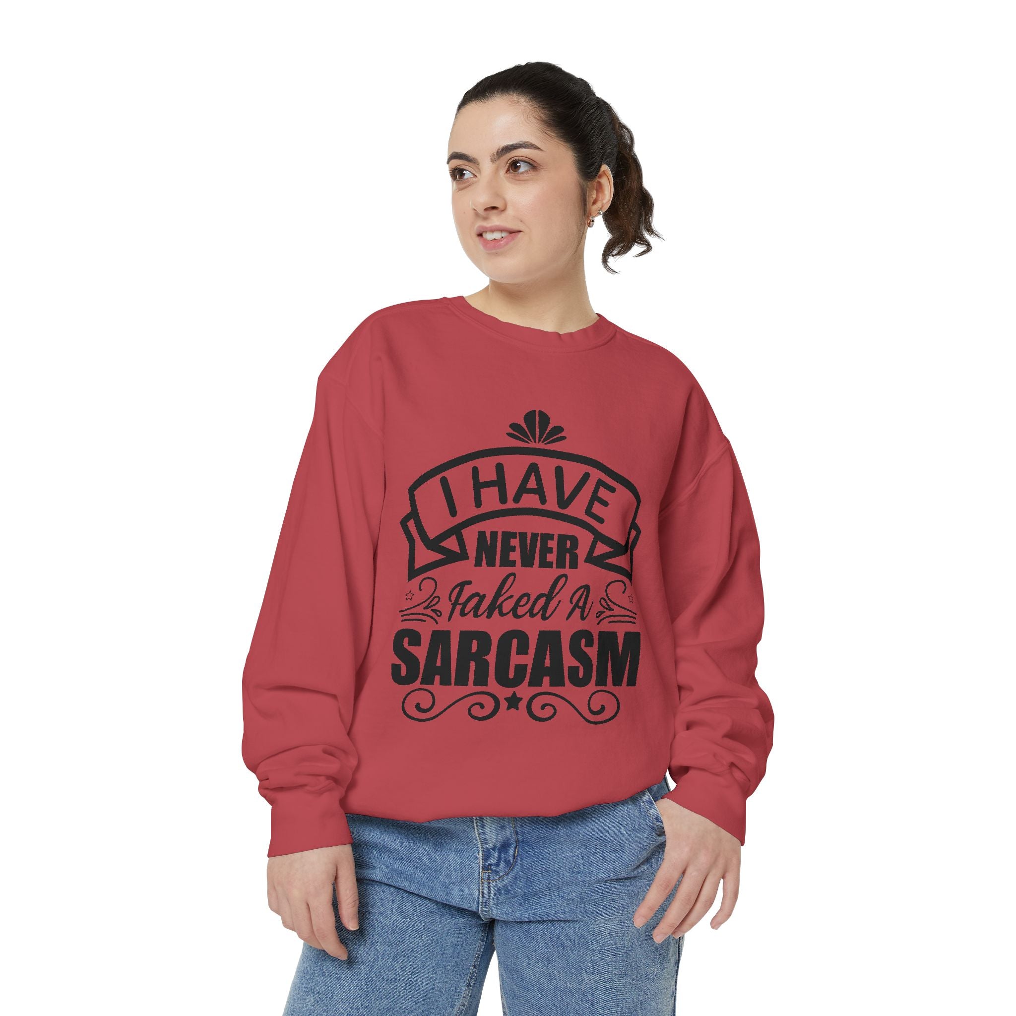 Sarcasm Sweatshirt - Funny Gift for Friends, Unisex Crewneck, Casual Wear, Cozy Style, Humor Apparel