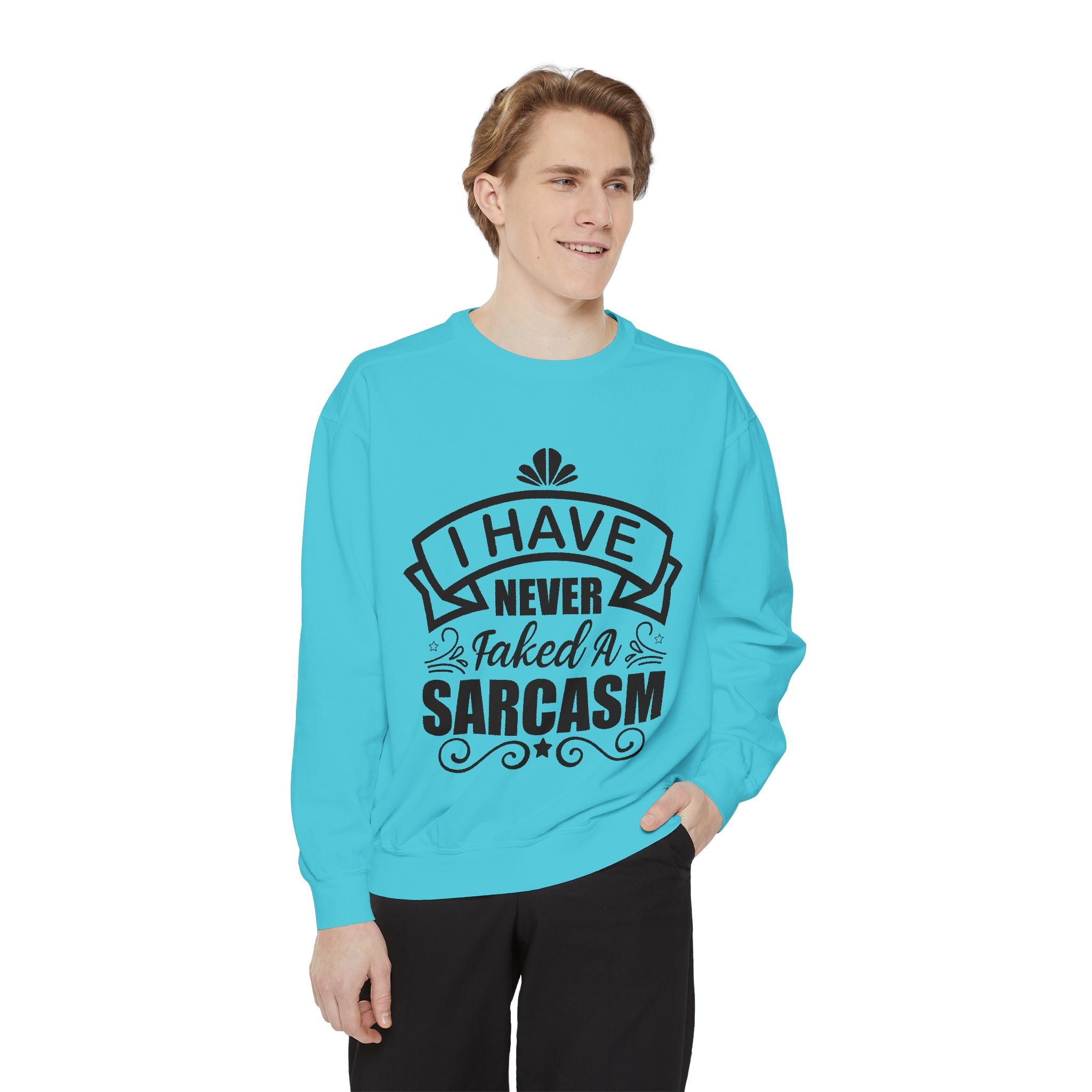 Sarcasm Sweatshirt - Funny Gift for Friends, Unisex Crewneck, Casual Wear, Cozy Style, Humor Apparel