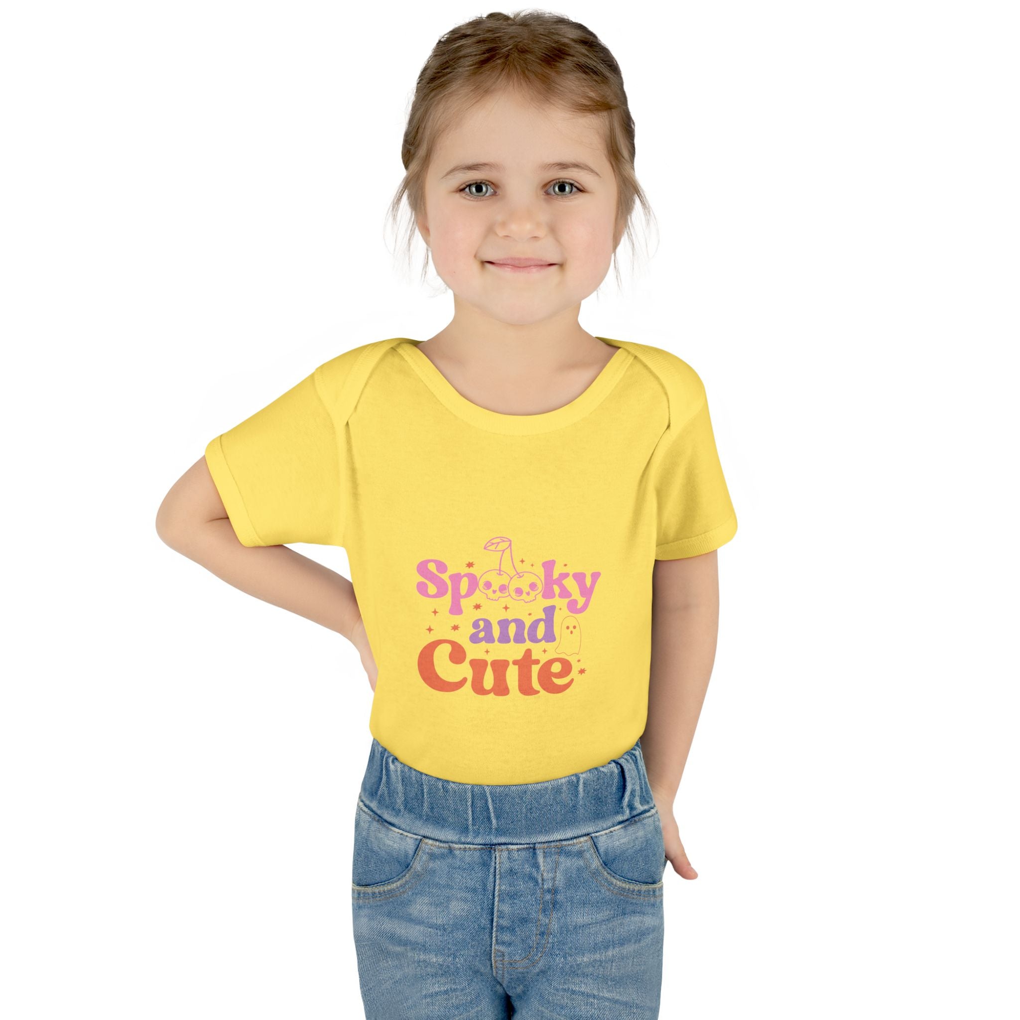 Spooky and Cute Infant Bodysuit, Baby Halloween Outfit, Cute Baby Gift, Toddler Costume, Funny Baby Apparel