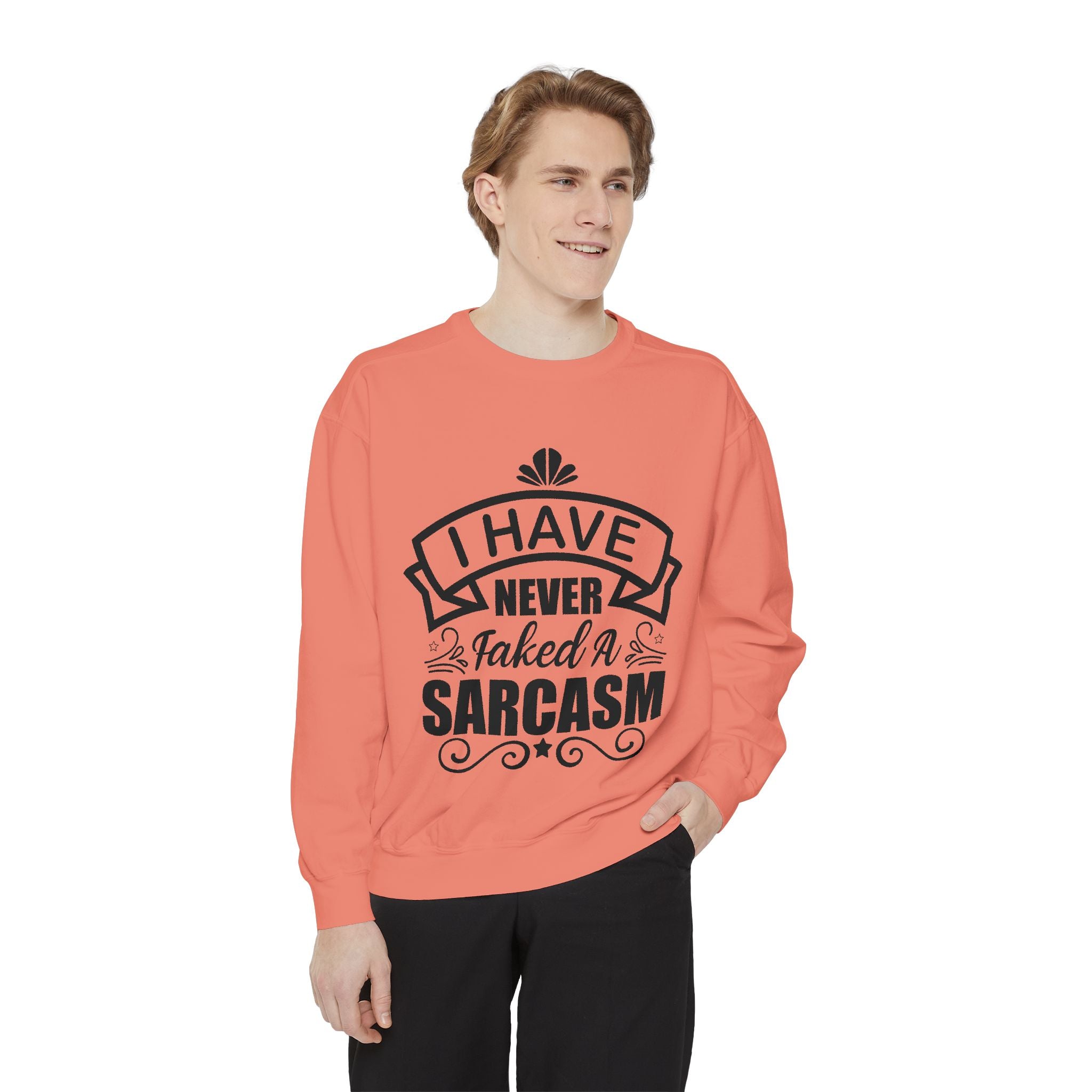 Sarcasm Sweatshirt - Funny Gift for Friends, Unisex Crewneck, Casual Wear, Cozy Style, Humor Apparel