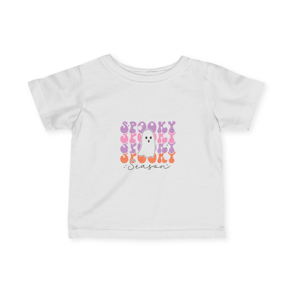 Infant Ghostly Fun Tee, Cute Halloween Baby T-Shirt, Spooky Season Kids Apparel, Toddler Ghost Shirt, Halloween Gift for Baby, Fall Fashion