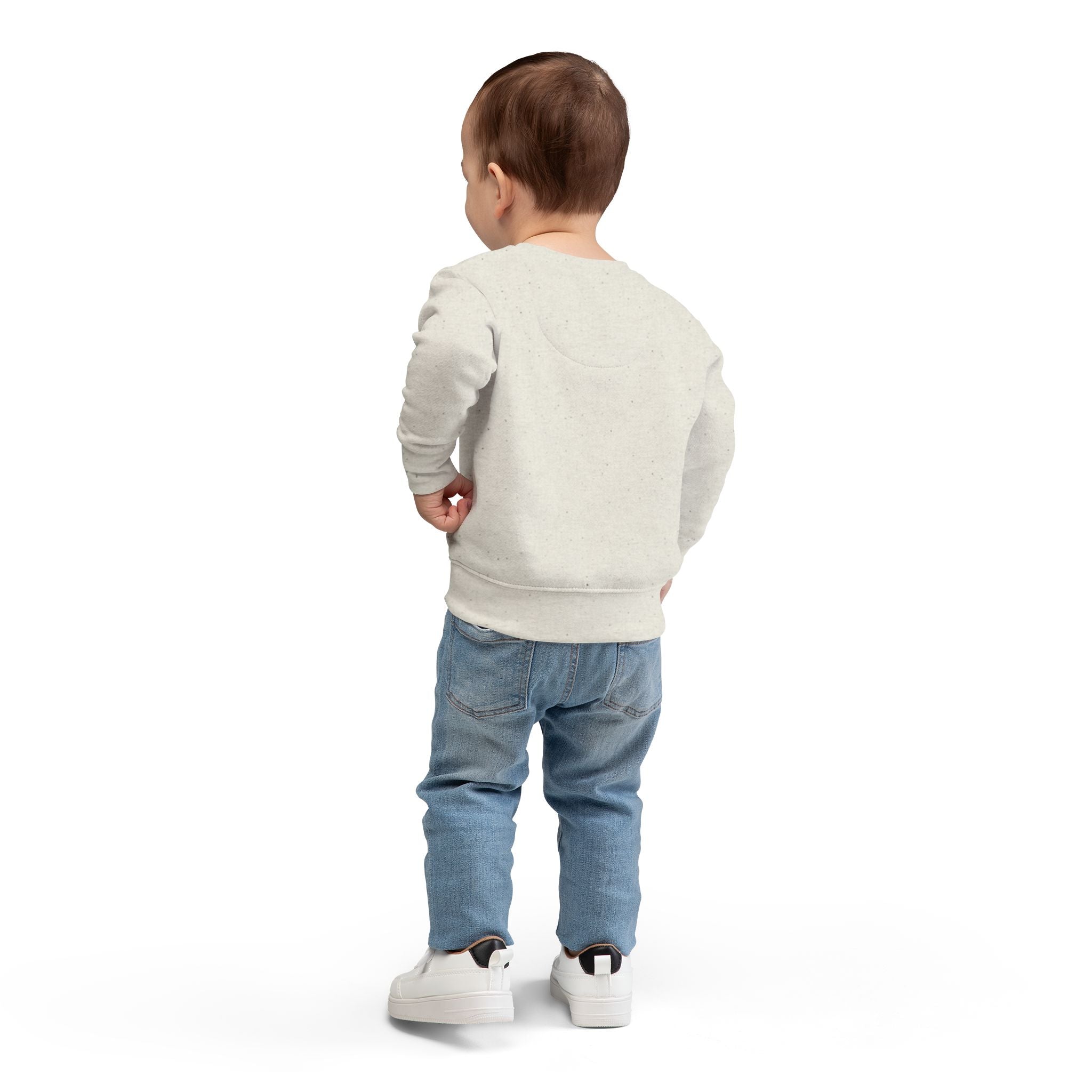 Toddler Sweatshirt Cozy and Durable 60/40 Cotton Polyester Fleece Blend