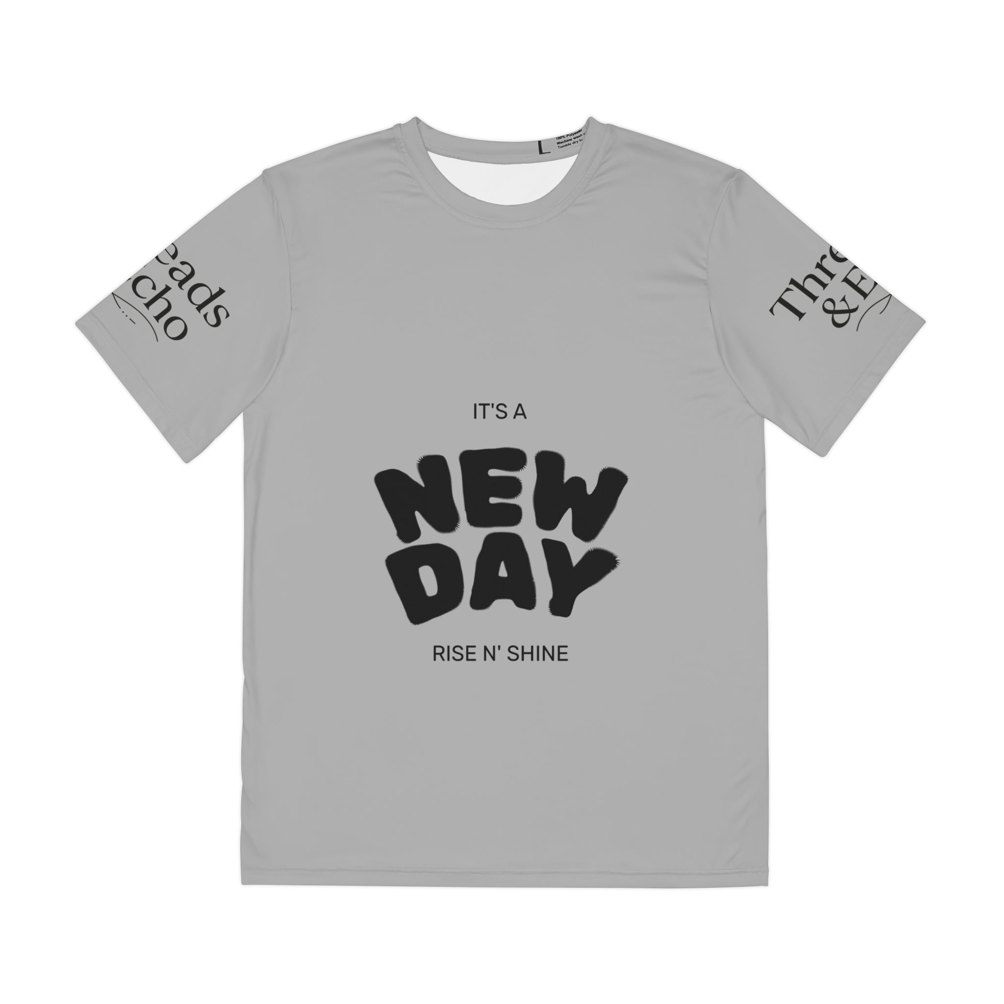Men's Graphic T-Shirt, 'It's a New Day' Tee for Inspiration, Casual Wear, Comfortable Daily Tee, Gift for Him, Motivational Apparel
