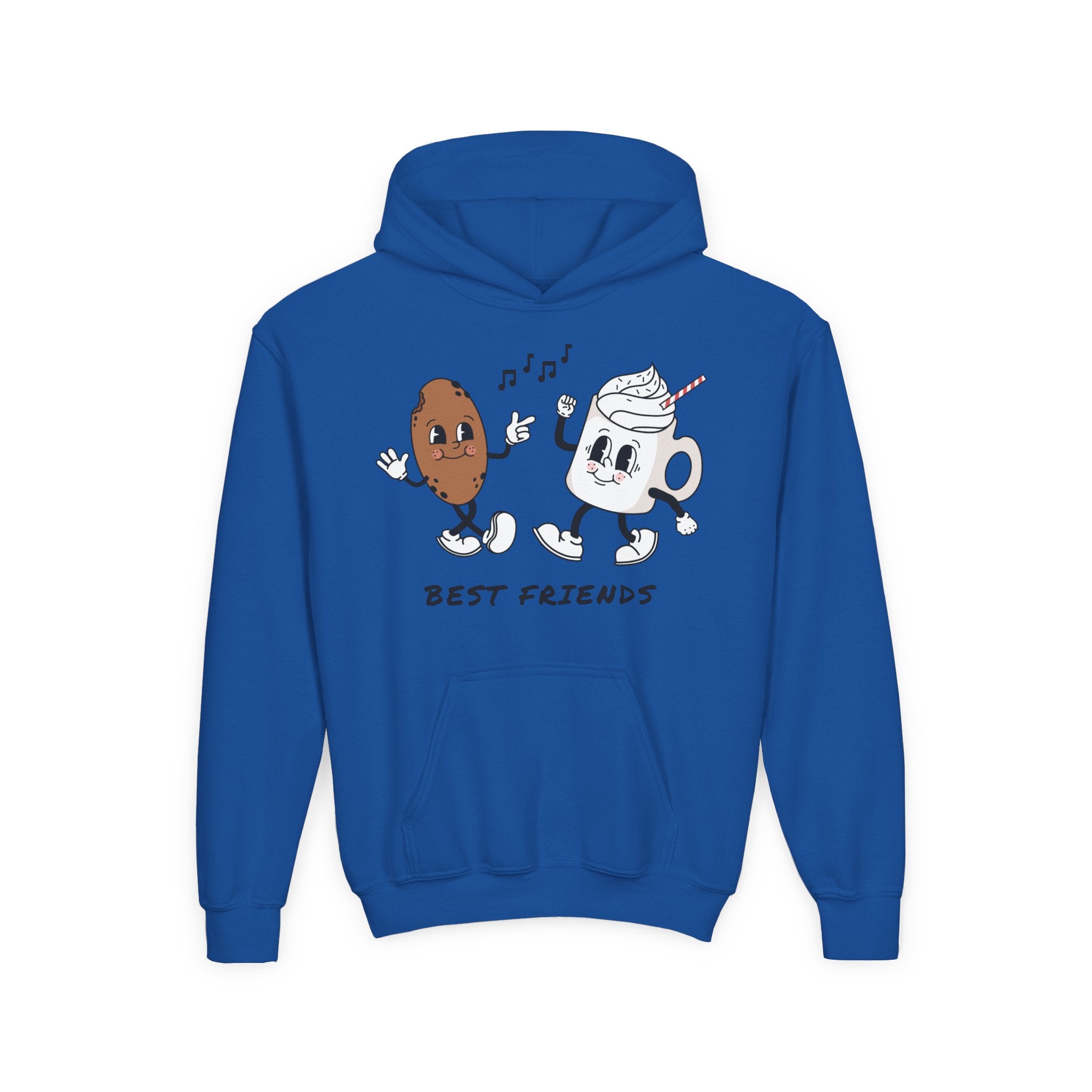 Best Friends Youth Hoodie - Cute Friendship Sweatshirt for Kids, Gift for Besties, Matching Outfit, Cozy Wear for Playdates