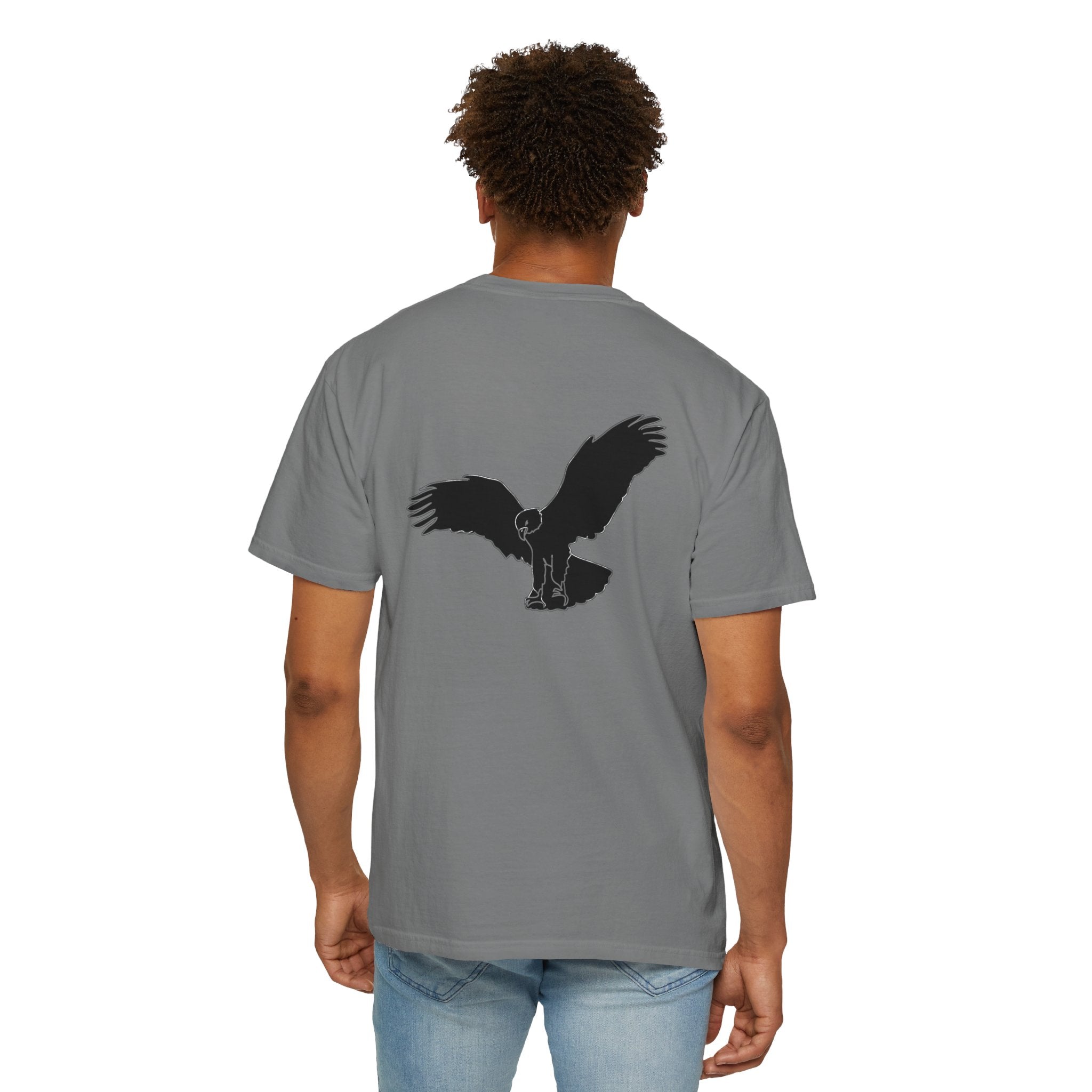 Flying Hawk Graphic Tee - Perfect for Nature Lovers, Outdoor Adventures, Casual Wear, Gift for Bird Enthusiasts, Eco-Friendly Fashion