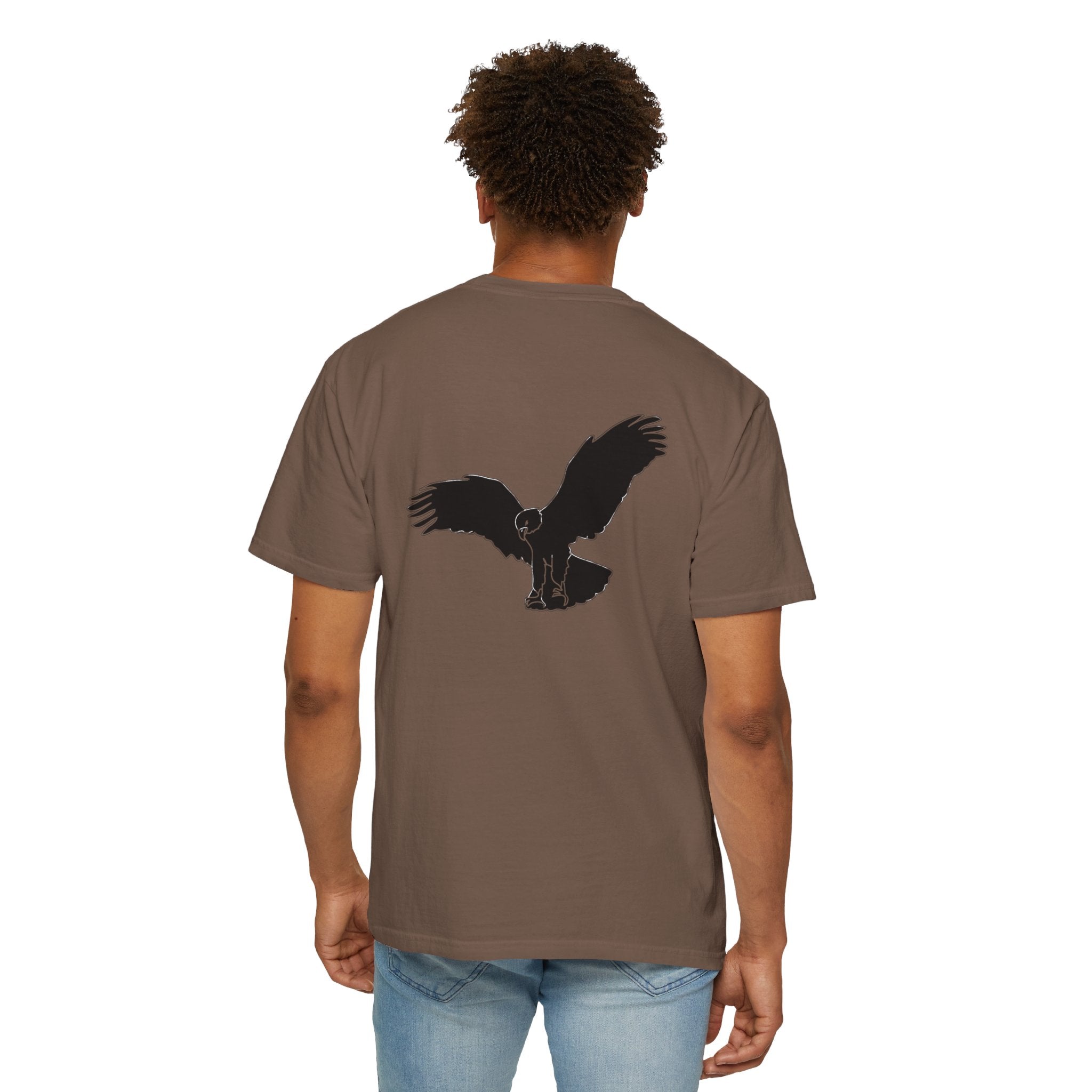 Flying Hawk Graphic Tee - Perfect for Nature Lovers, Outdoor Adventures, Casual Wear, Gift for Bird Enthusiasts, Eco-Friendly Fashion