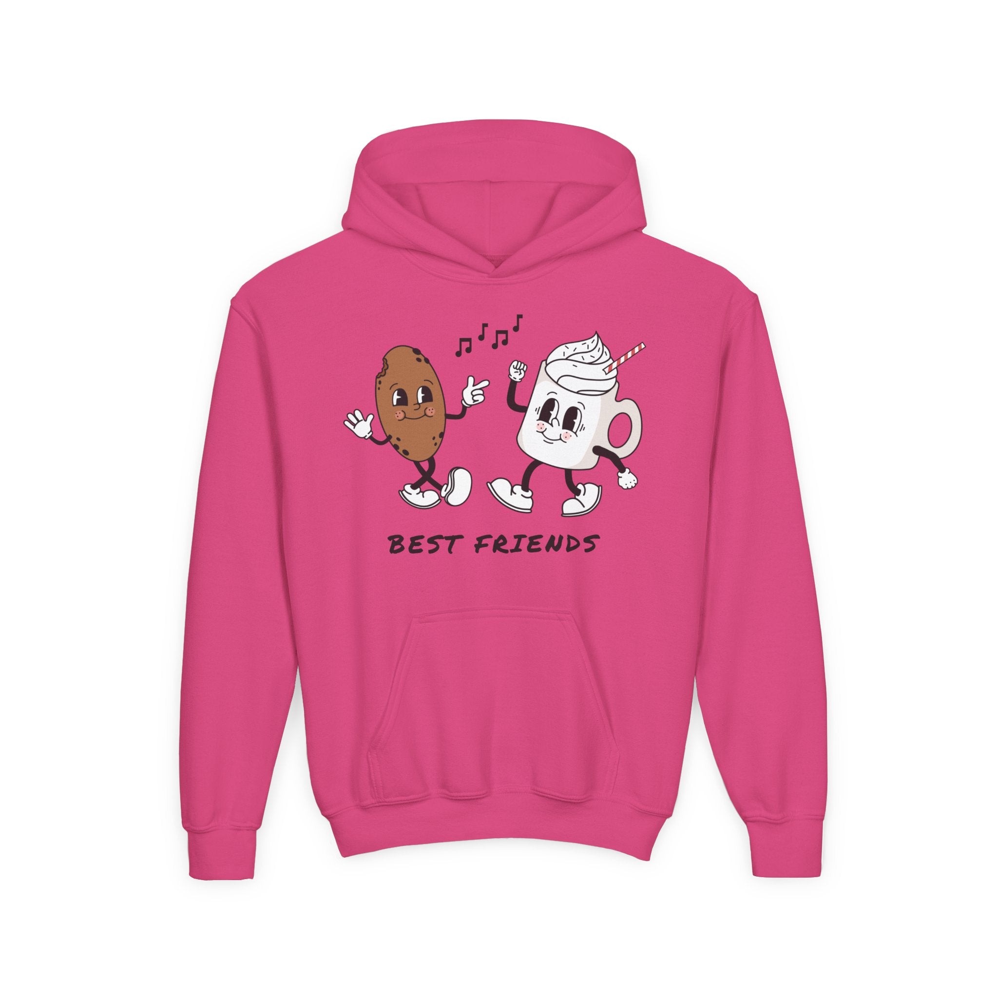 Best Friends Youth Hoodie - Cute Friendship Sweatshirt for Kids, Gift for Besties, Matching Outfit, Cozy Wear for Playdates