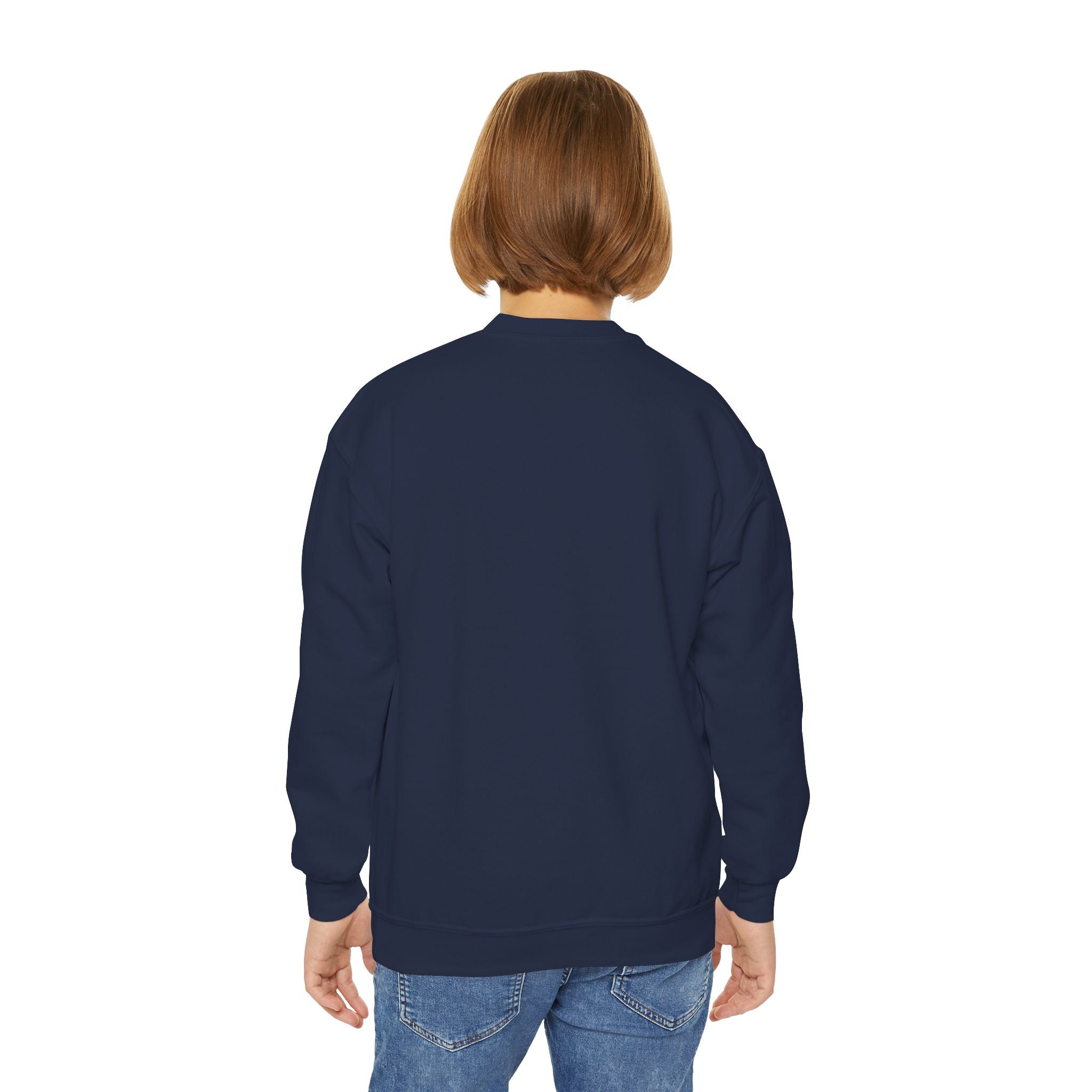 Halloween Youth Crewneck Sweatshirt, Spooky Sweatshirt, Kids Halloween Costume, Trick or Treat Gift, Fall Apparel, Cozy Halloween Clothing