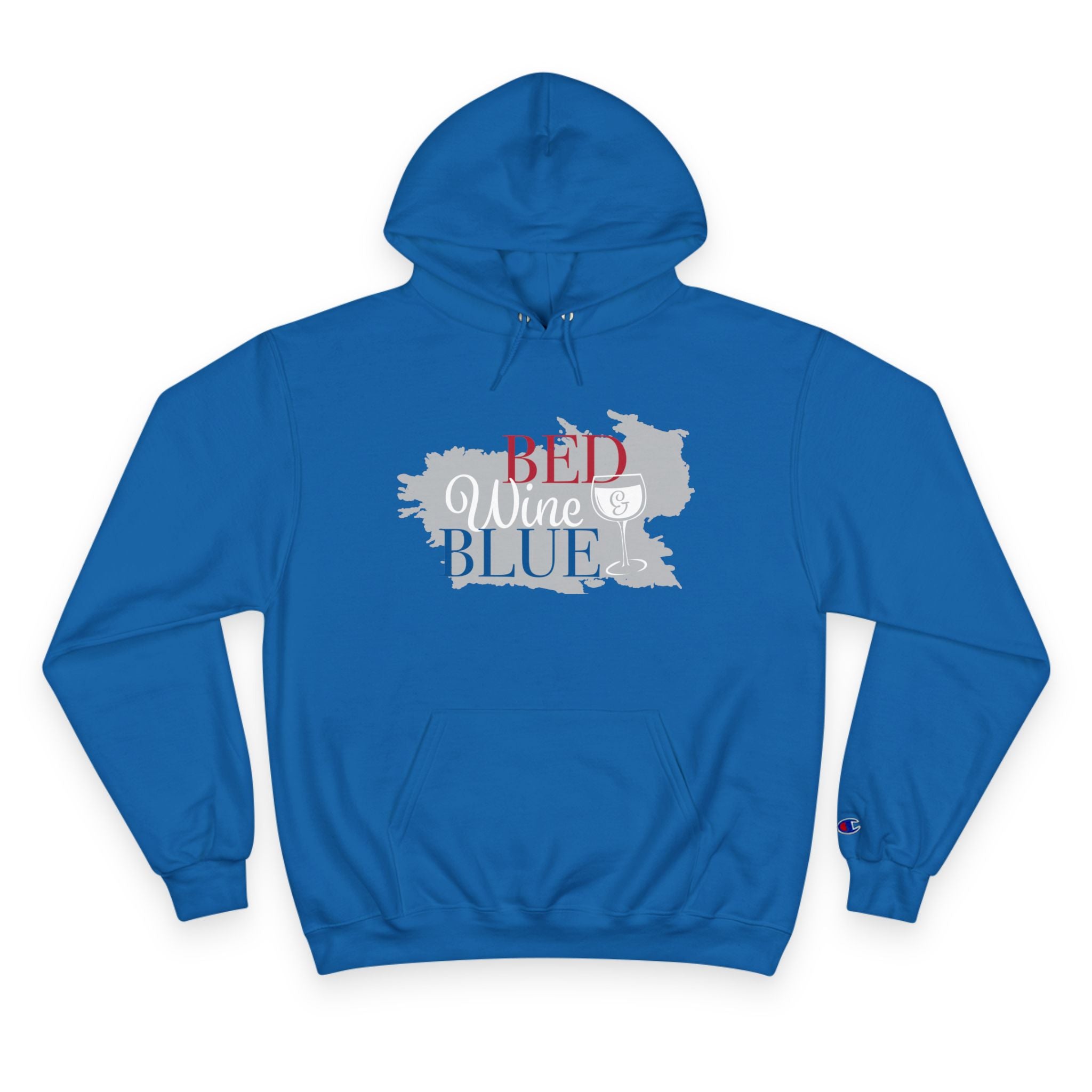Wine Lover's Champion Hoodie, Cozy Sweatshirt, Gift for Wine Enthusiasts, Casual Outfit, Perfect for Relaxing Nights