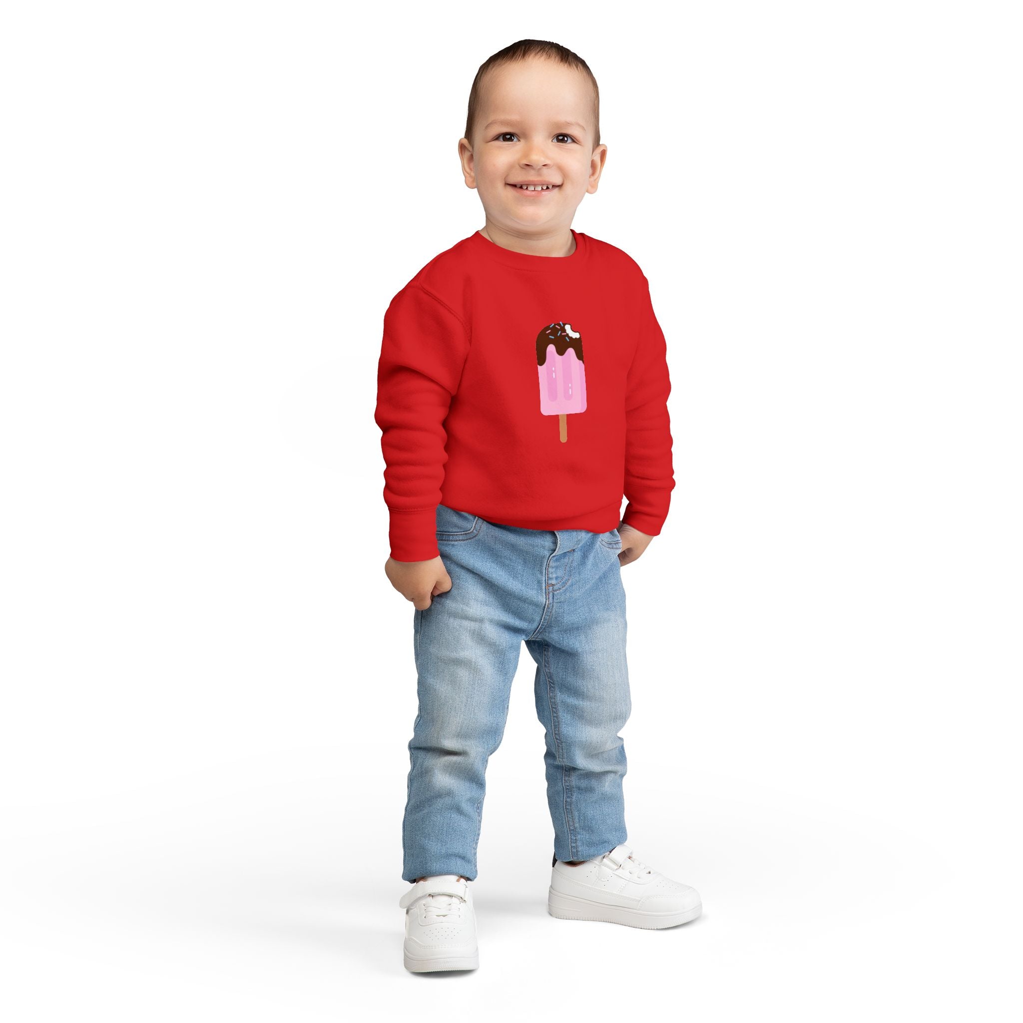 Toddler Sweatshirt Cozy and Durable 60/40 Cotton Polyester Fleece Blend