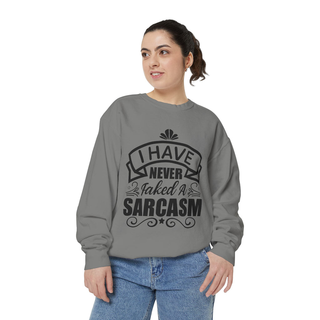 Sarcasm Sweatshirt - Funny Gift for Friends, Unisex Crewneck, Casual Wear, Cozy Style, Humor Apparel