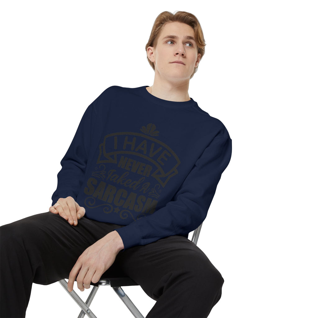 Sarcasm Sweatshirt - Funny Gift for Friends, Unisex Crewneck, Casual Wear, Cozy Style, Humor Apparel