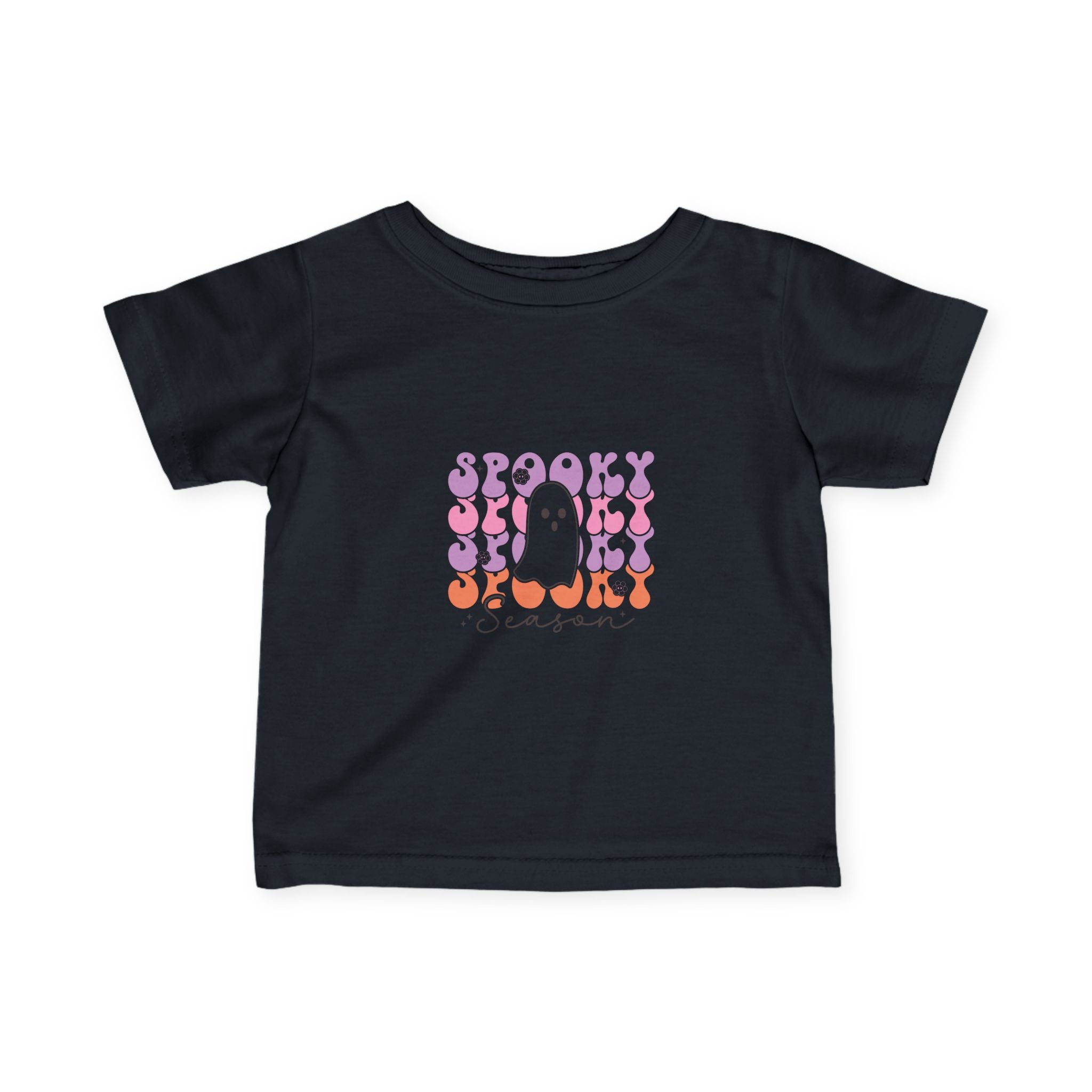Infant Ghostly Fun Tee, Cute Halloween Baby T-Shirt, Spooky Season Kids Apparel, Toddler Ghost Shirt, Halloween Gift for Baby, Fall Fashion