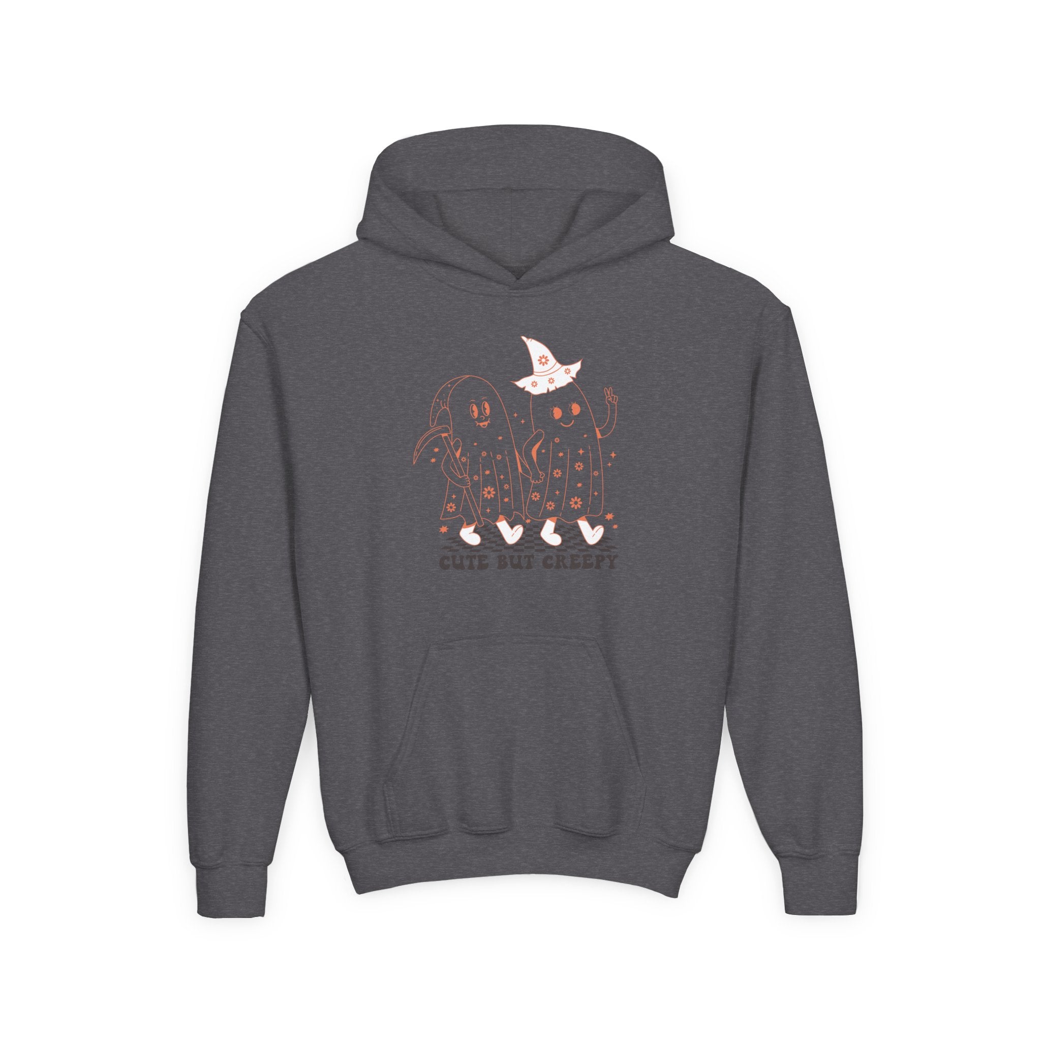 Cute but Creepy Youth Hoodie | Trendy Sweatshirt for Teens | Unique Gift for Halloween, Birthdays, or Everyday Wear