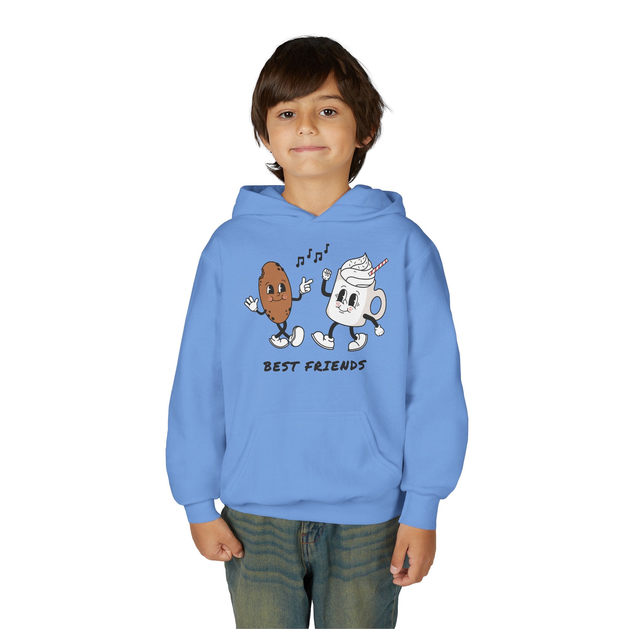 Best Friends Youth Hoodie - Cute Friendship Sweatshirt for Kids, Gift for Besties, Matching Outfit, Cozy Wear for Playdates