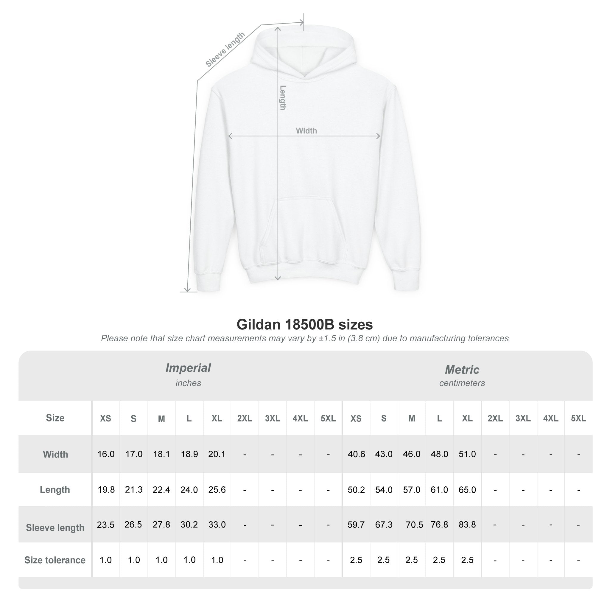 Cute but Creepy Youth Hoodie | Trendy Sweatshirt for Teens | Unique Gift for Halloween, Birthdays, or Everyday Wear