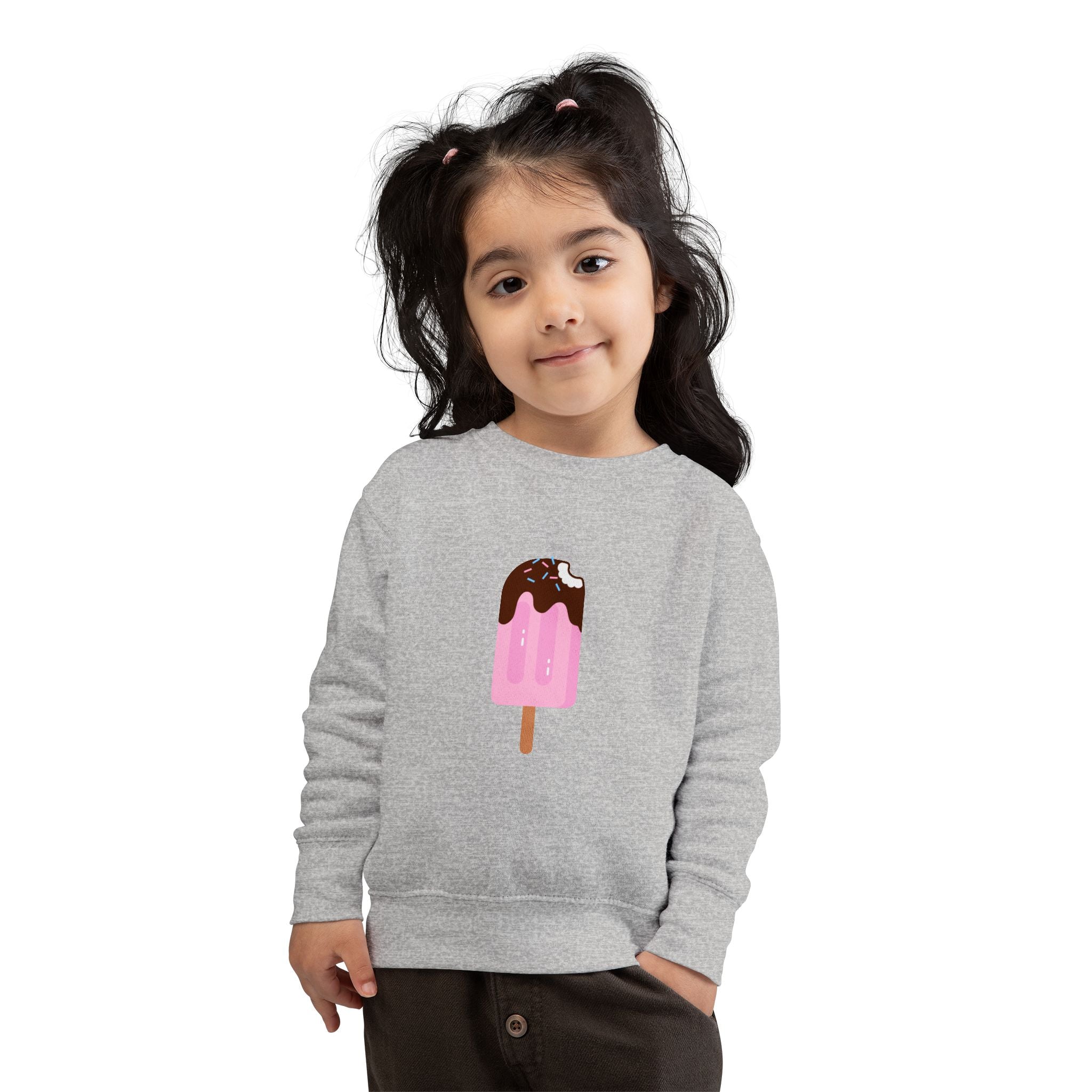 Toddler Sweatshirt Cozy and Durable 60/40 Cotton Polyester Fleece Blend