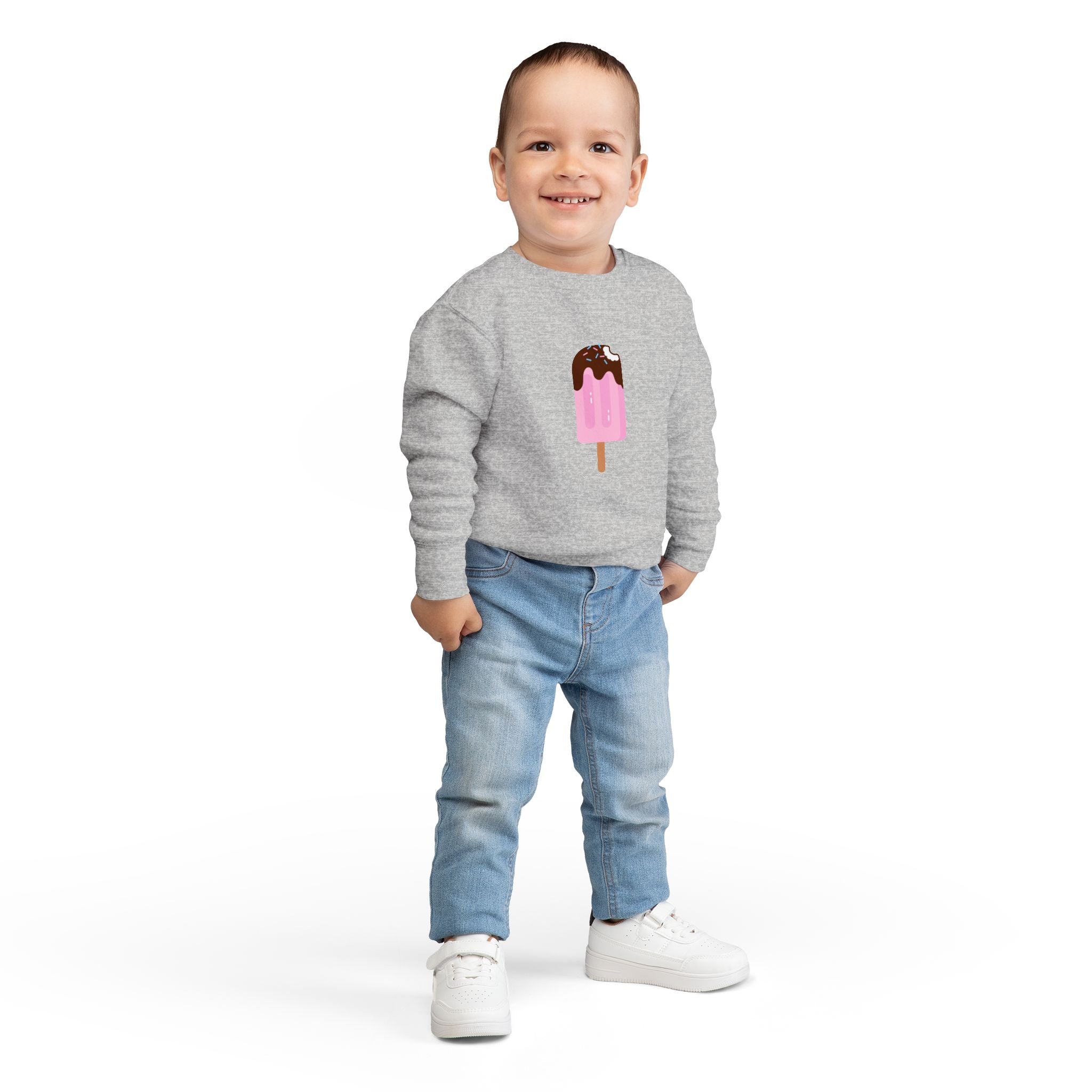 Toddler Sweatshirt Cozy and Durable 60/40 Cotton Polyester Fleece Blend