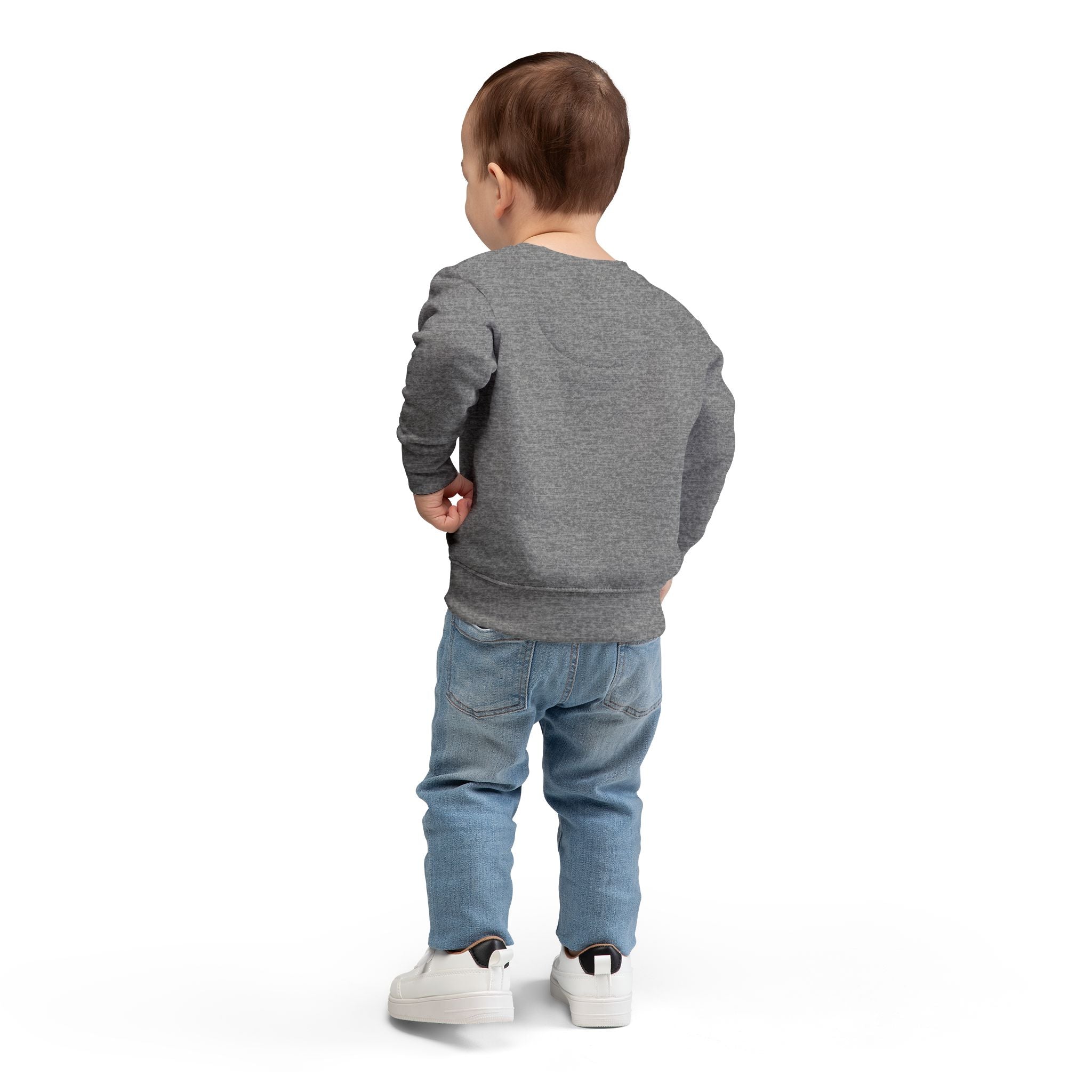 Toddler Sweatshirt Cozy and Durable 60/40 Cotton Polyester Fleece Blend