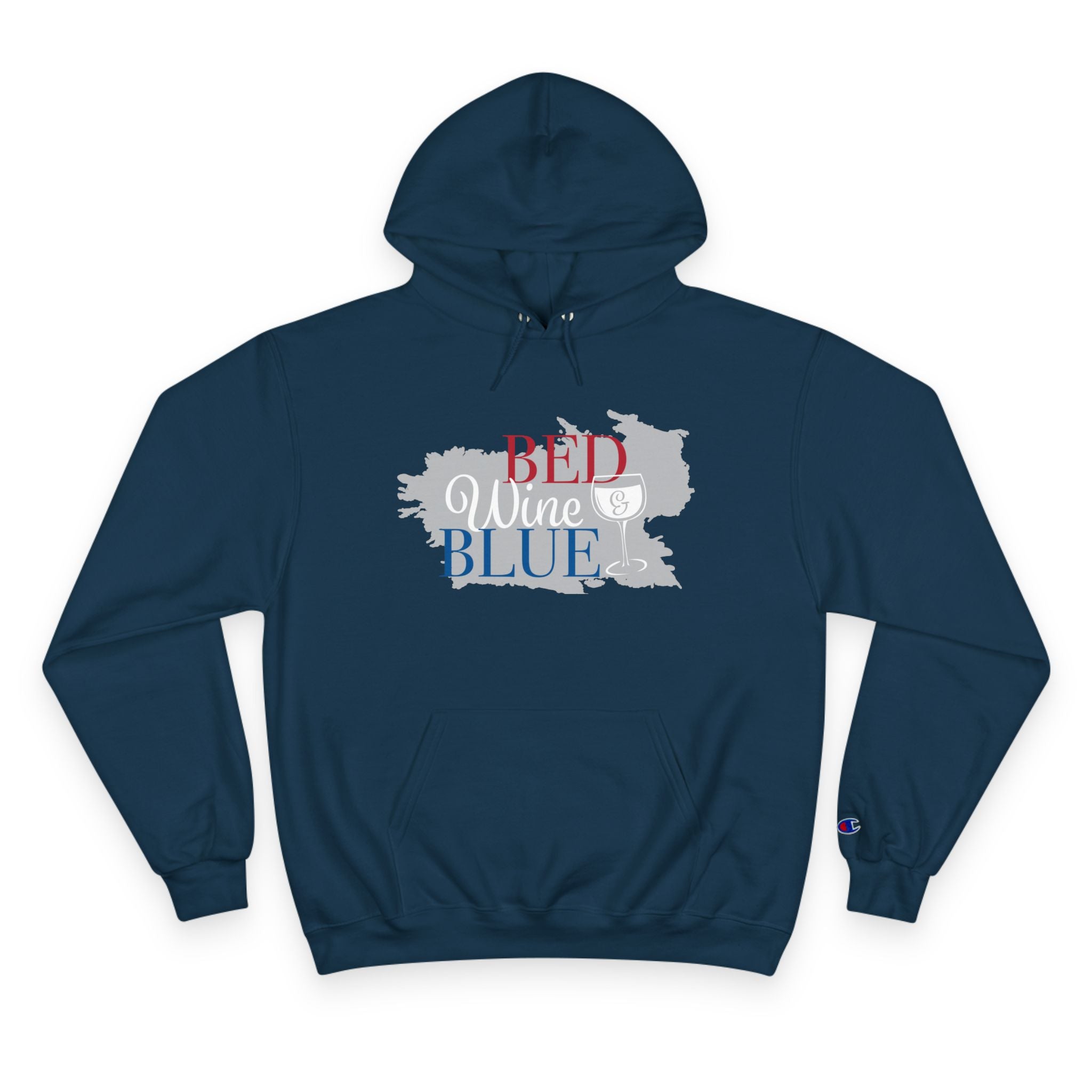Wine Lover's Champion Hoodie, Cozy Sweatshirt, Gift for Wine Enthusiasts, Casual Outfit, Perfect for Relaxing Nights