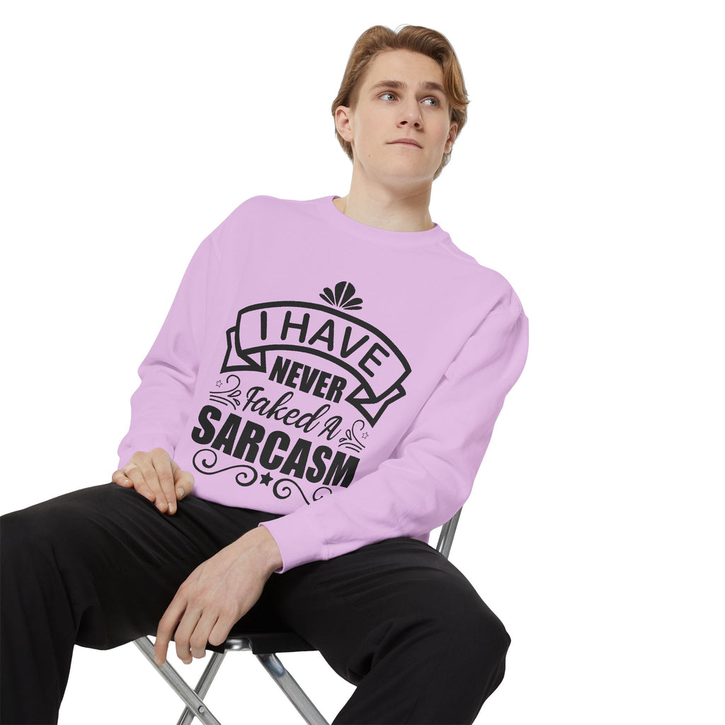Sarcasm Sweatshirt - Funny Gift for Friends, Unisex Crewneck, Casual Wear, Cozy Style, Humor Apparel