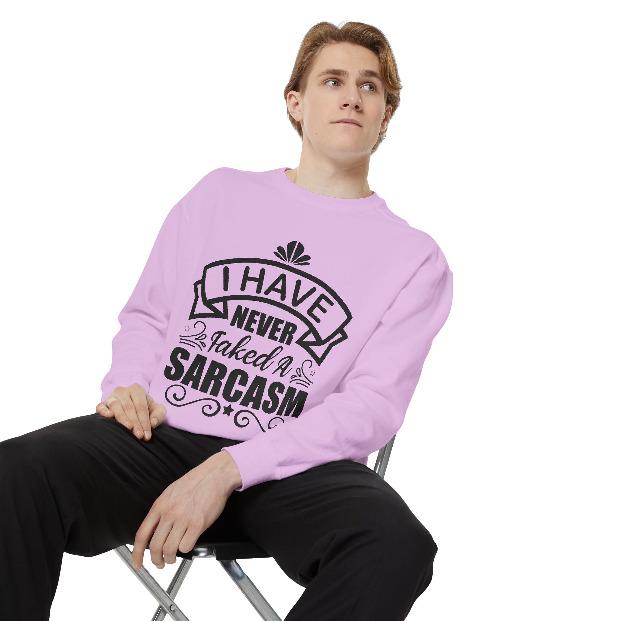 Sarcasm Sweatshirt - Funny Gift for Friends, Unisex Crewneck, Casual Wear, Cozy Style, Humor Apparel