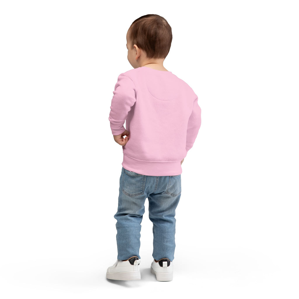 Toddler Sweatshirt Cozy and Durable 60/40 Cotton Polyester Fleece Blend