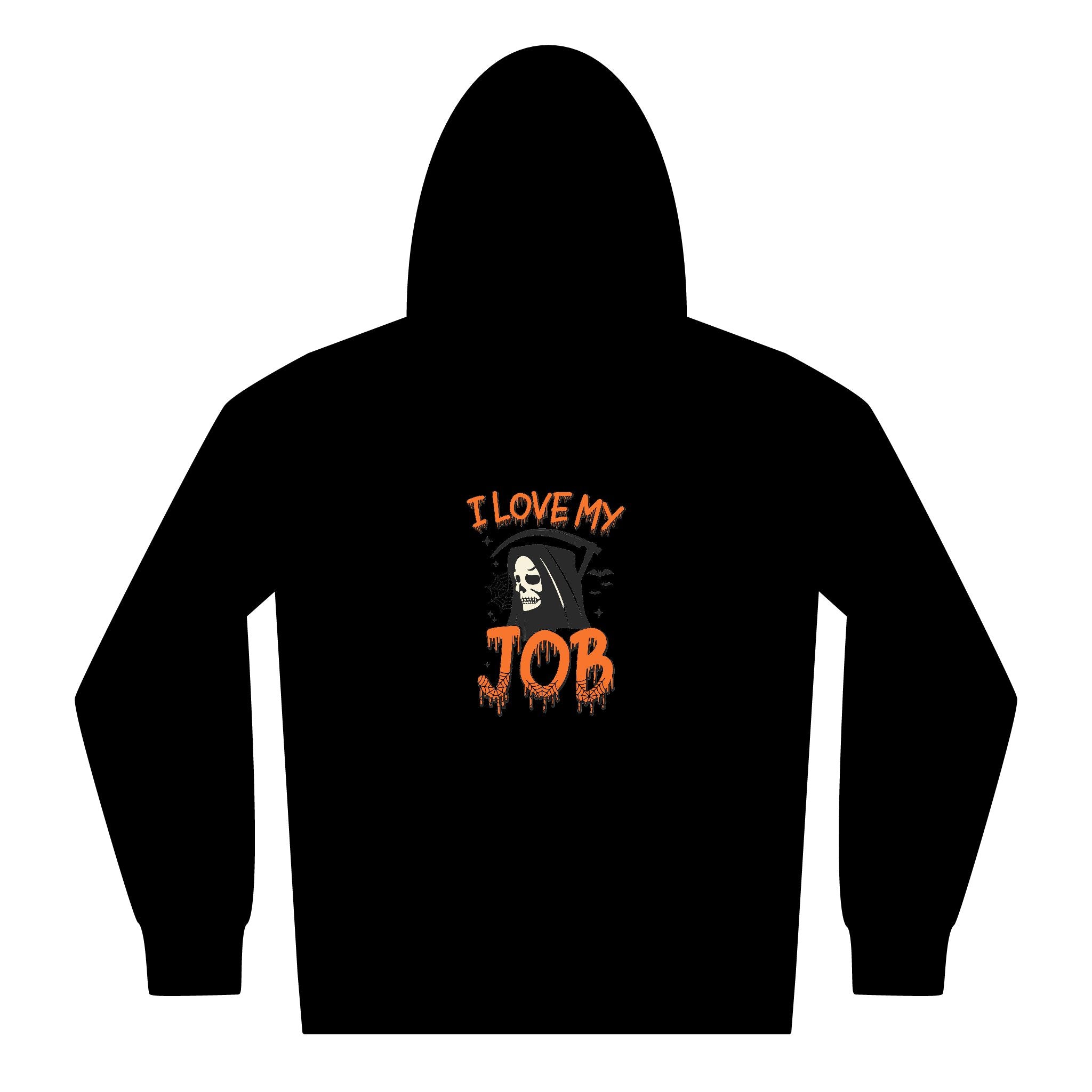 Halloween-Themed Youth Zipped Hoodie, Perfect for Fall, Spooky Season, Fun Job Gift, Cozy Layer, Cute Teens Apparel
