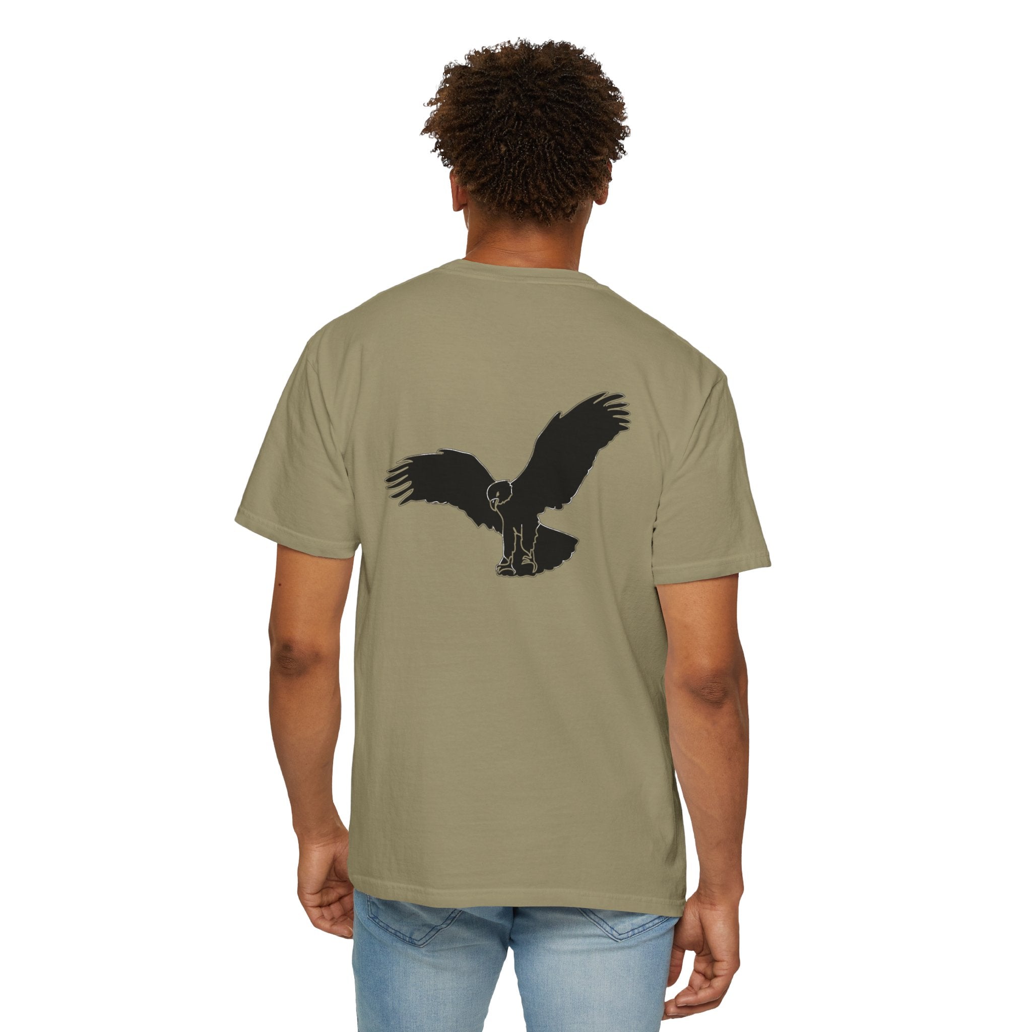 Flying Hawk Graphic Tee - Perfect for Nature Lovers, Outdoor Adventures, Casual Wear, Gift for Bird Enthusiasts, Eco-Friendly Fashion