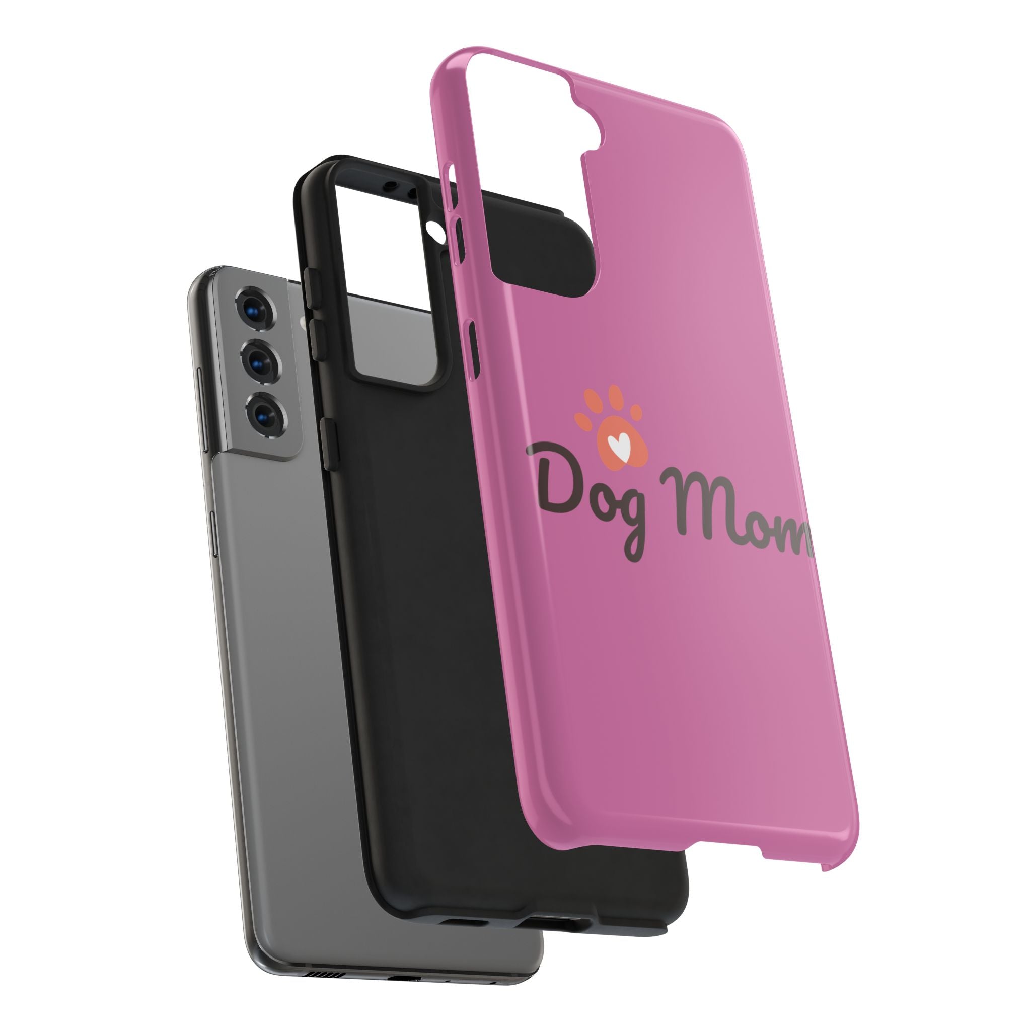 Dog Mom Phone Cases, Protective Cases for Pet Lovers, Gifts for Dog Owners, Cute Pink Cases, Dog Lover Accessories