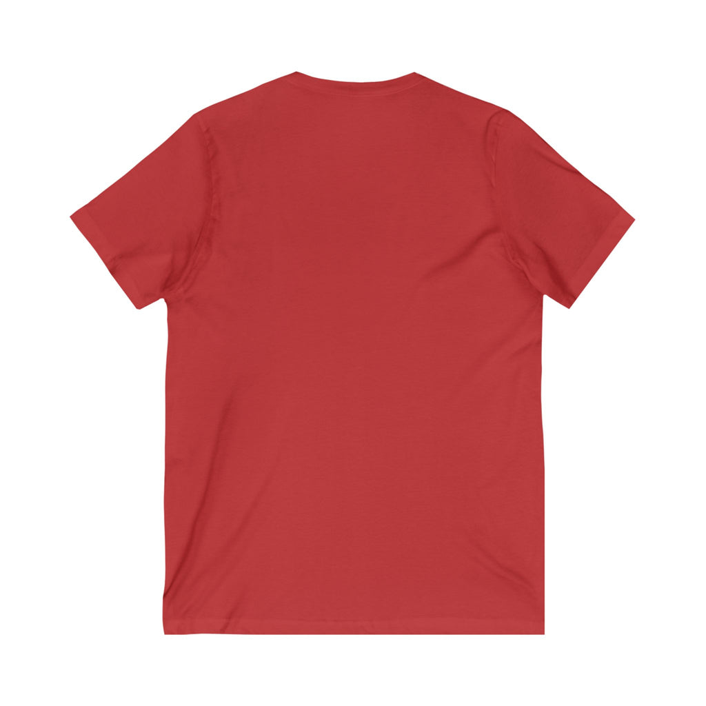 Funny Cat V-Neck Tee, I'm OK! T-Shirt for Cat Lovers, Cute Pet Tee, Gift for Her, Humor Fashion