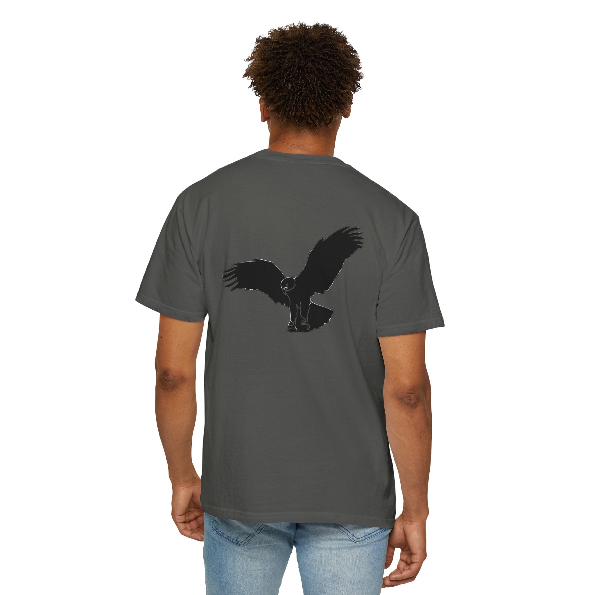 Flying Hawk Graphic Tee - Perfect for Nature Lovers, Outdoor Adventures, Casual Wear, Gift for Bird Enthusiasts, Eco-Friendly Fashion