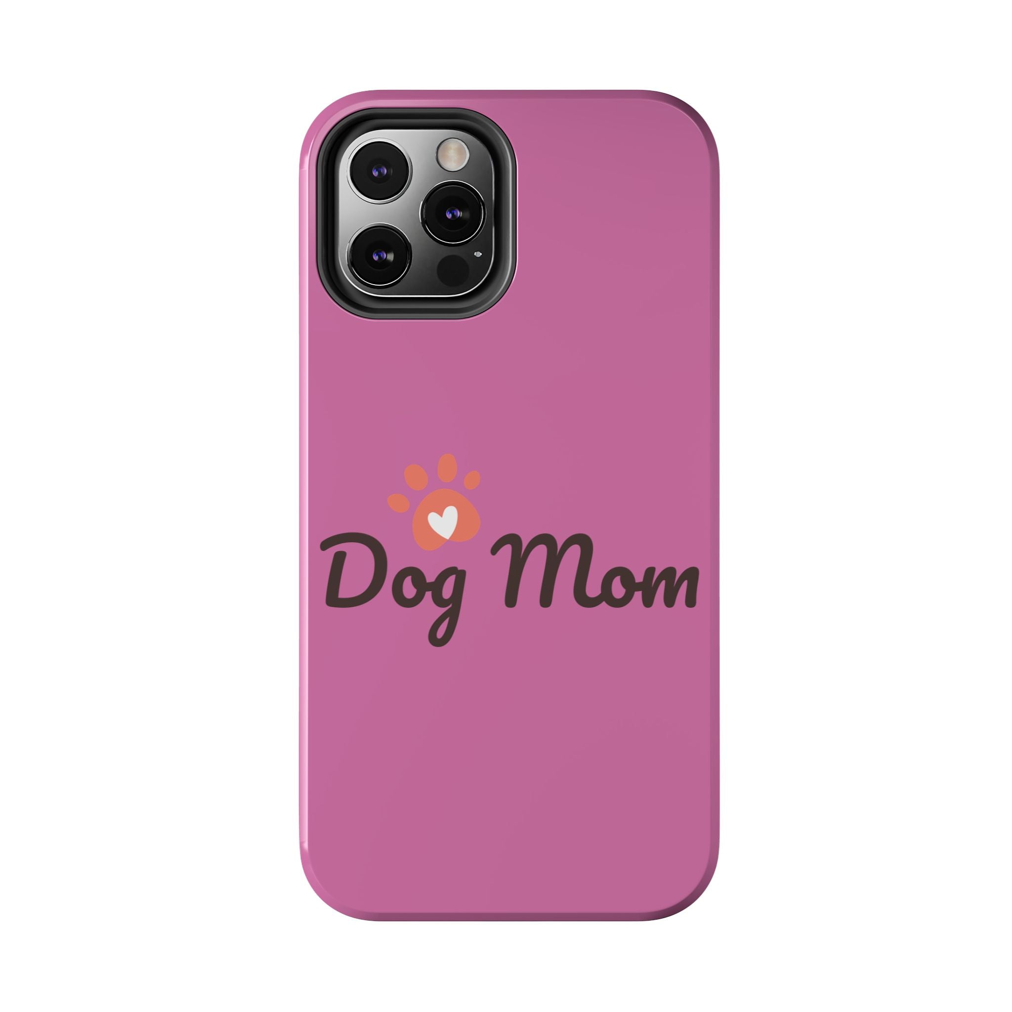 Dog Mom Phone Cases, Protective Cases for Pet Lovers, Gifts for Dog Owners, Cute Pink Cases, Dog Lover Accessories
