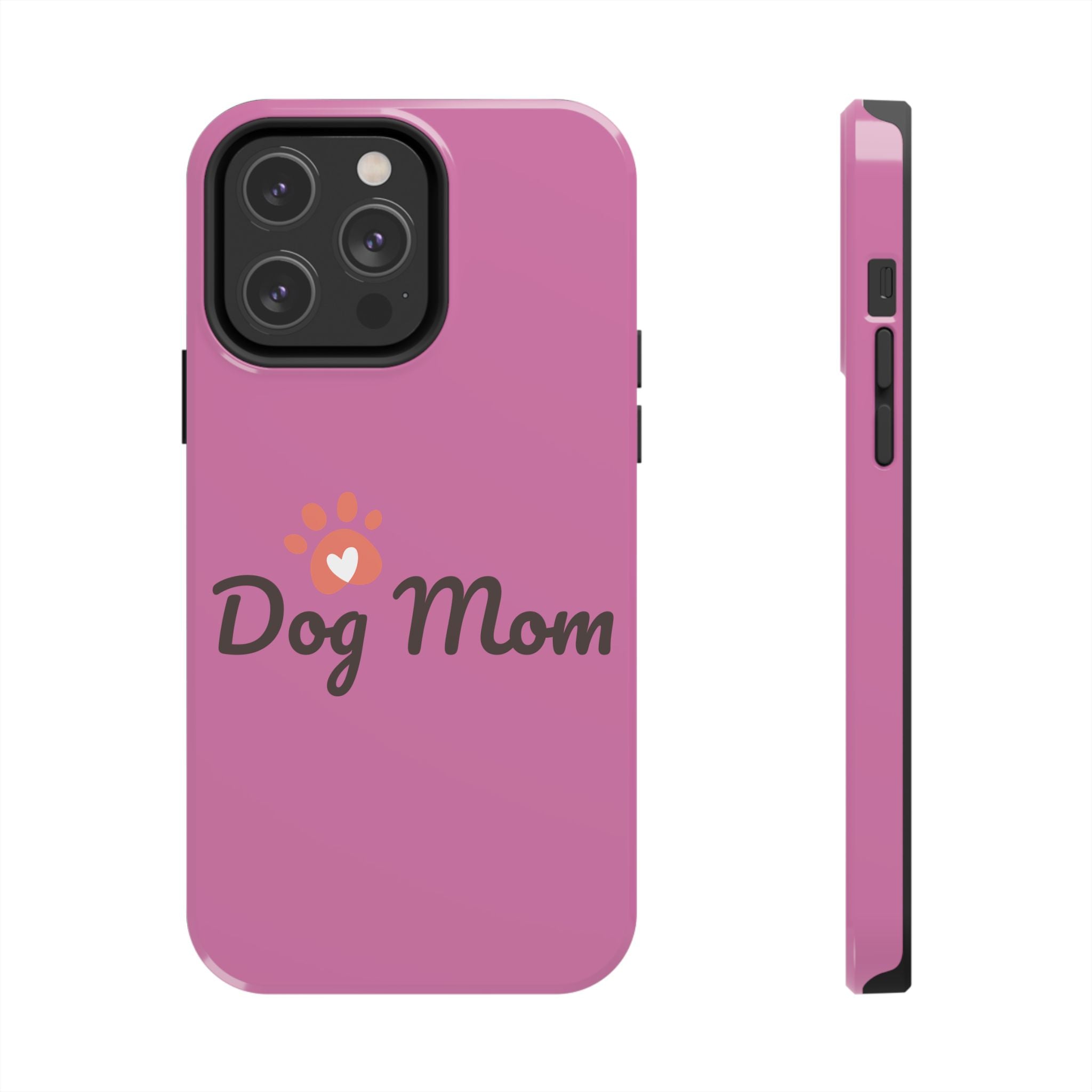 Dog Mom Phone Cases, Protective Cases for Pet Lovers, Gifts for Dog Owners, Cute Pink Cases, Dog Lover Accessories