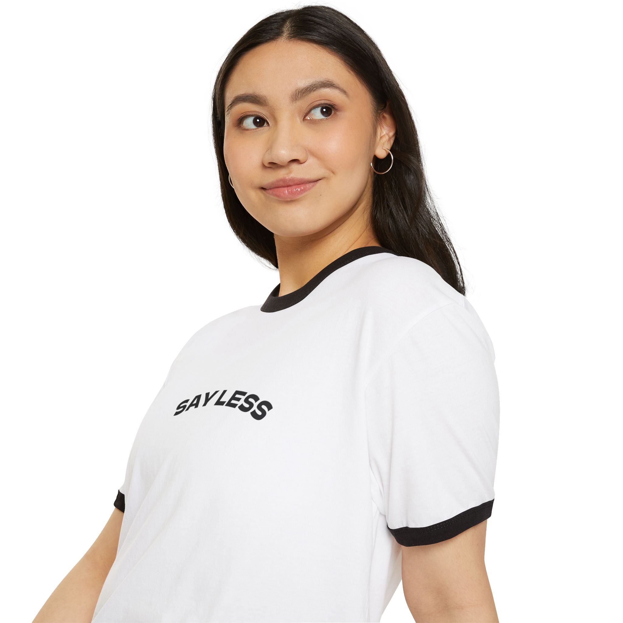 Chic Say Less Unisex Cotton Ringer T-Shirt - Casual Tee, Trendy Apparel, Gift for Friends, Everyday Wear, Fashion Statement