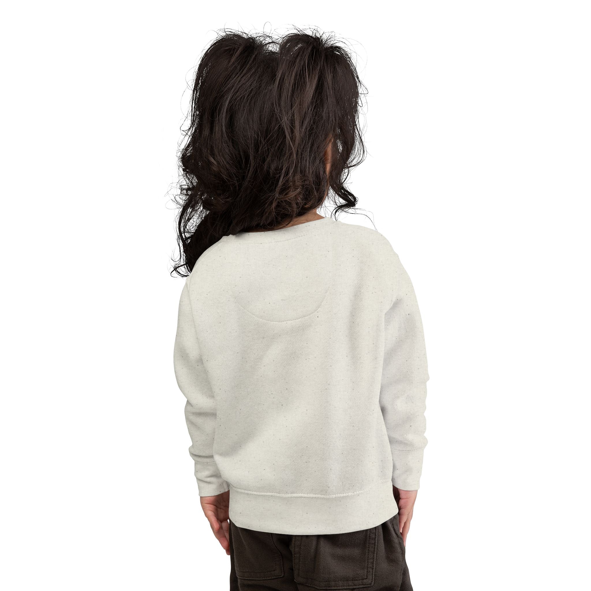 Toddler Sweatshirt Cozy and Durable 60/40 Cotton Polyester Fleece Blend